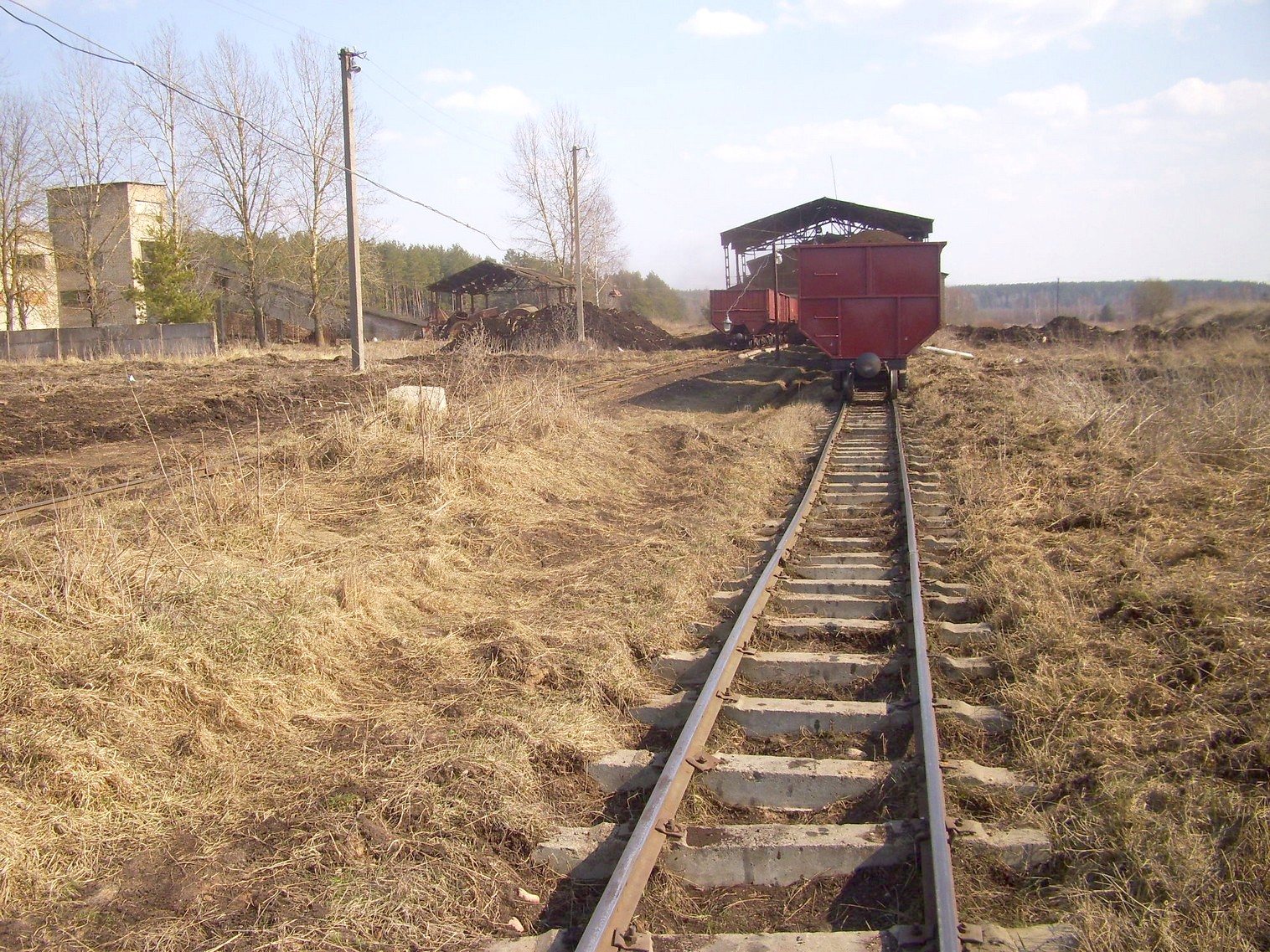 Узкоколейная железная дорога Ганцевичского торфопредприятия — фотографии, сделанные в 2012 году (часть 15)