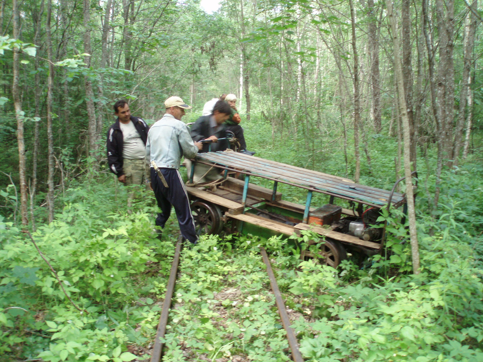 Узкоколейная железная дорога торфопредприятия «Полистовское-2»  — фотографии, сделанные в 2007 году (часть 6)