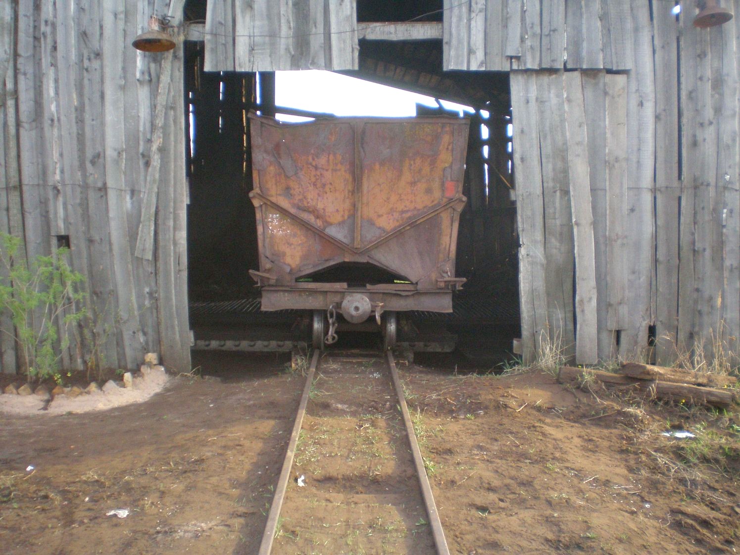 Узкоколейная железная дорога Тёсовского транспортного управления  —  фотографии, сделанные в 2008 году (часть 24)
