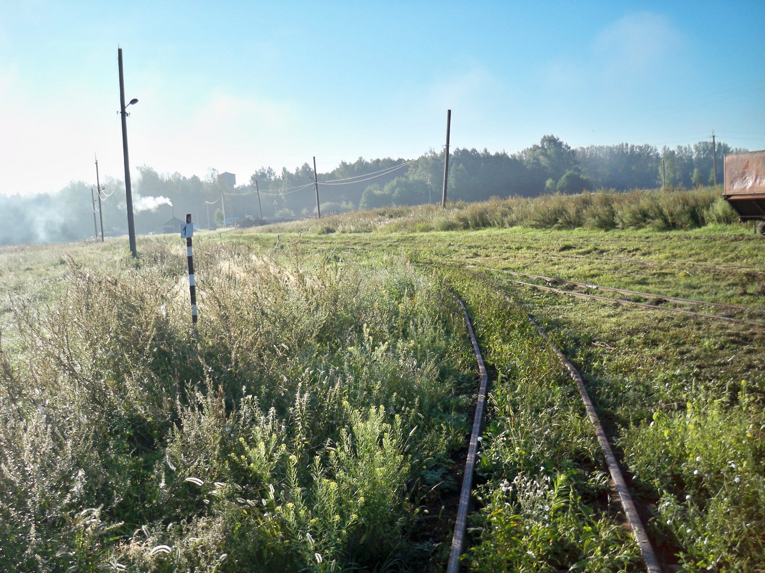 Узкоколейная  железная дорога Нёманского торфопредприятия  —  фотографии, сделанные в 2013 году (часть 1)
