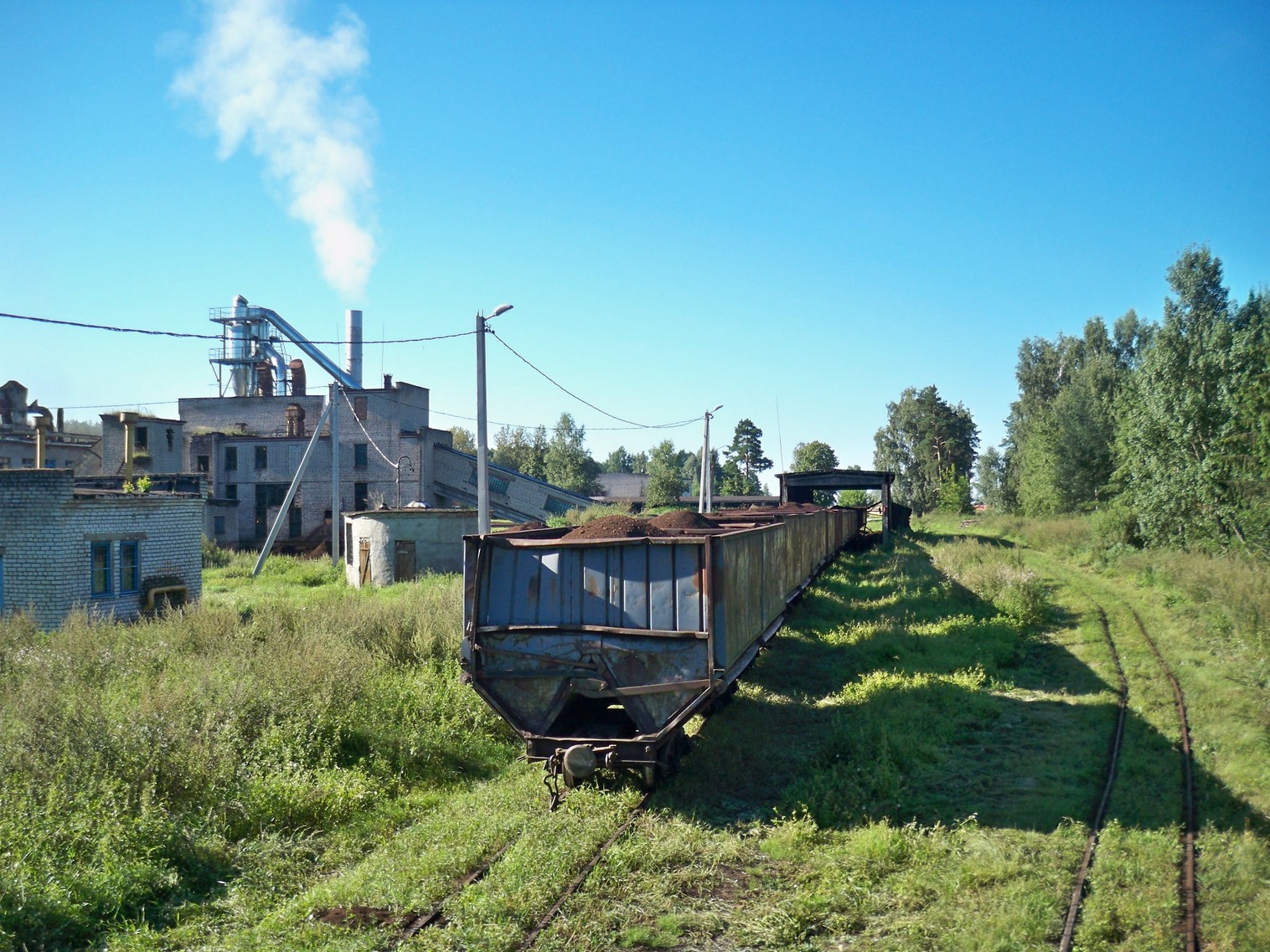 Узкоколейная  железная дорога Нёманского торфопредприятия  —  фотографии, сделанные в 2013 году (часть 3)