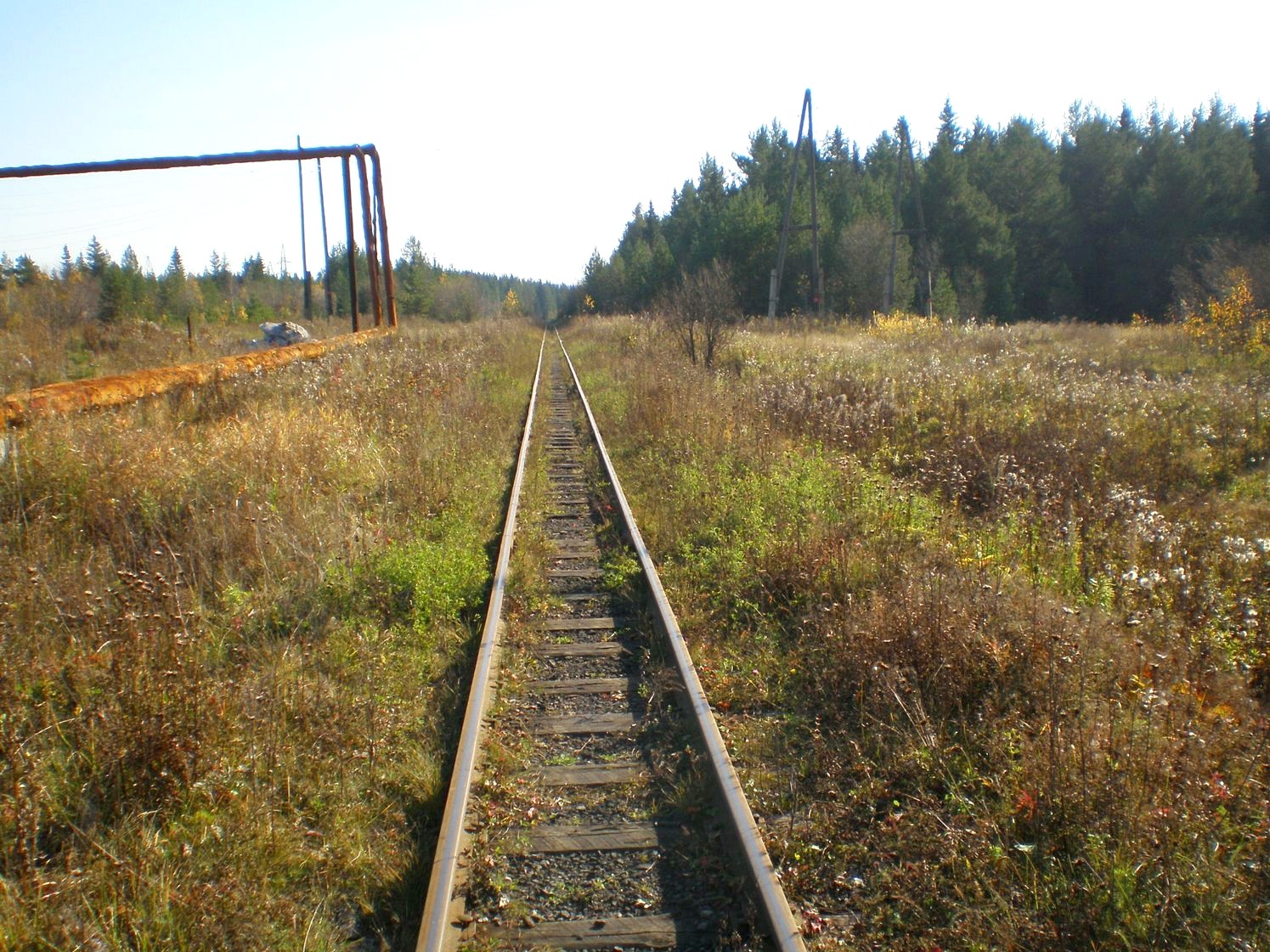 Висимо-Уткинская узкоколейная железная дорога  — фотографии, сделанные в 2007 году (часть 31)