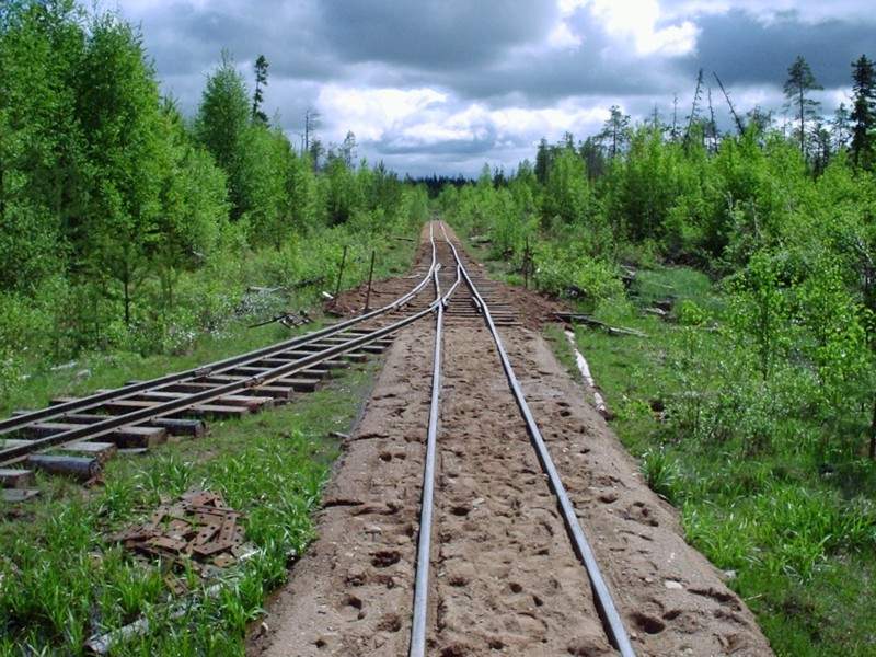 Сывтугская узкоколейная железная дорога - фотографии, сделанные в 2005 году  (часть 5)