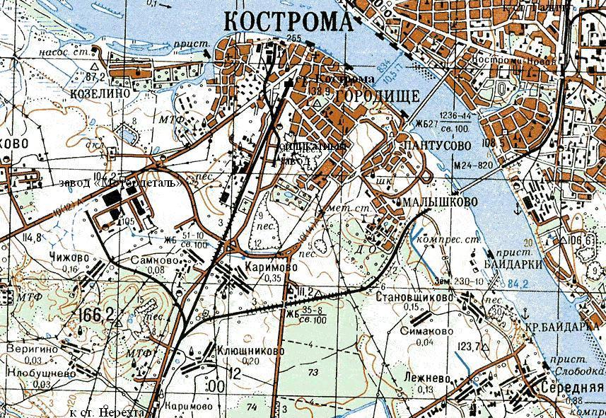 Железнодорожная линия Каримово  —  Кострома