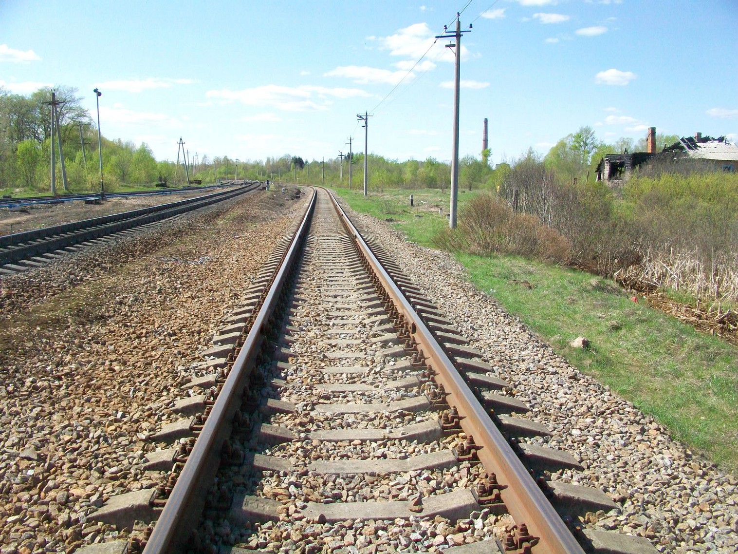 Железнодорожная линия Валдай — Крестцы 
  —  фотографии, сделанные в 2015 году (часть 1)