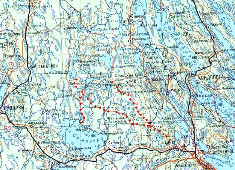 Виданская узкоколейная  железная дорога —  схемы и топографические карты