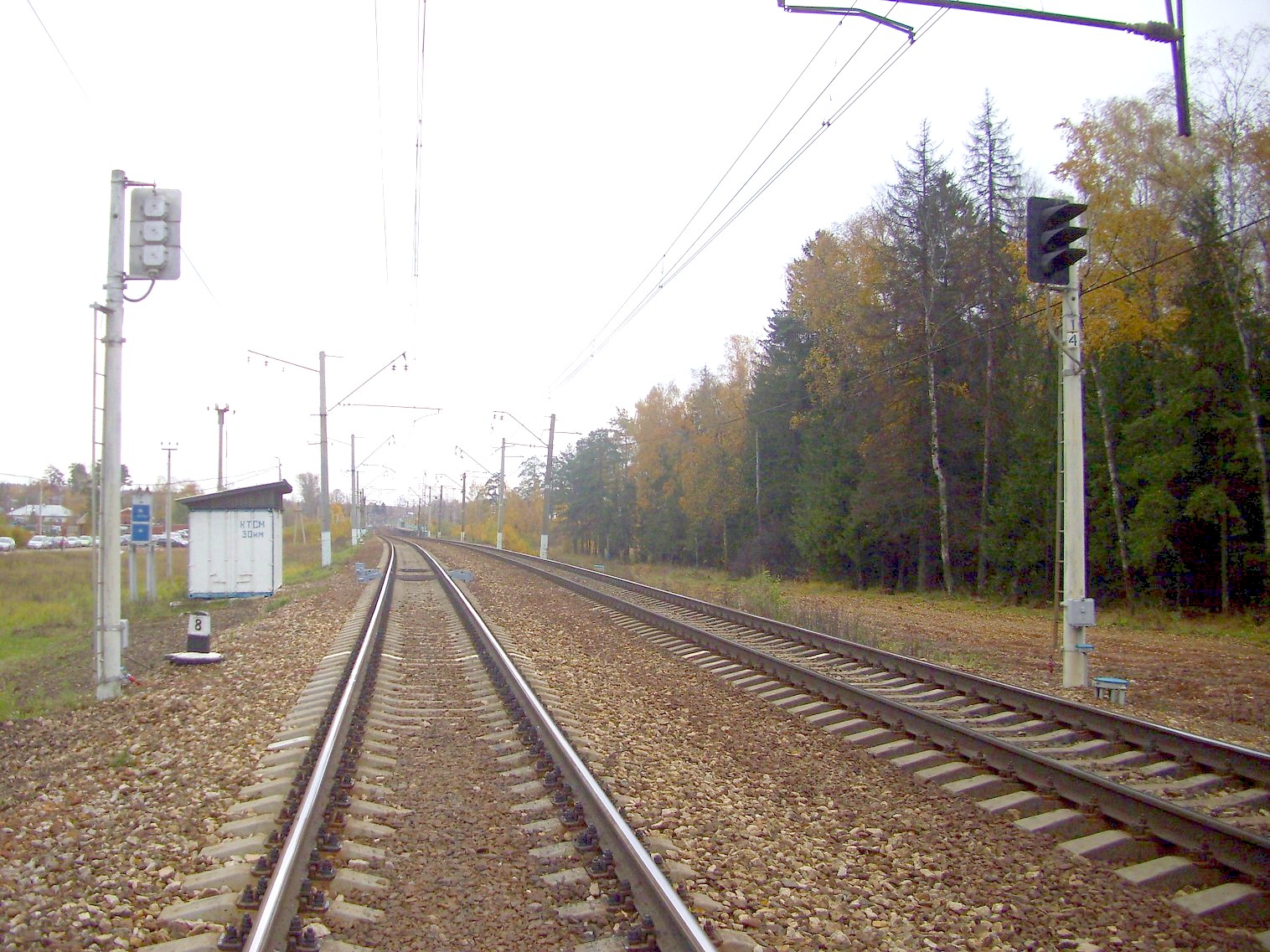 Московско-Виндавская железнодорожная линия на территории Московской области  — остановочный пункт Опалиха