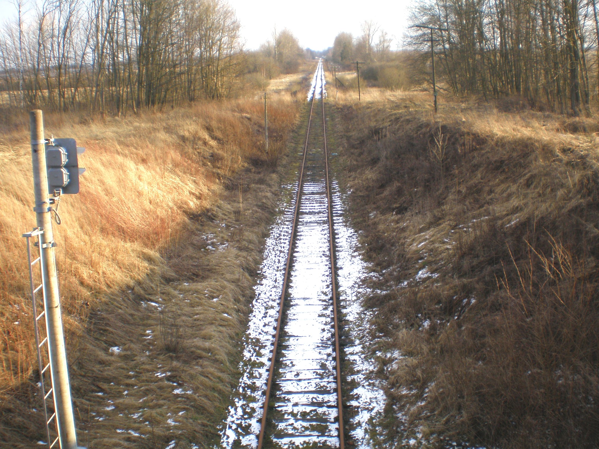 Железнодорожная линия Нестеров — Краснолесье
  —  фотографии, сделанные в 2008 году