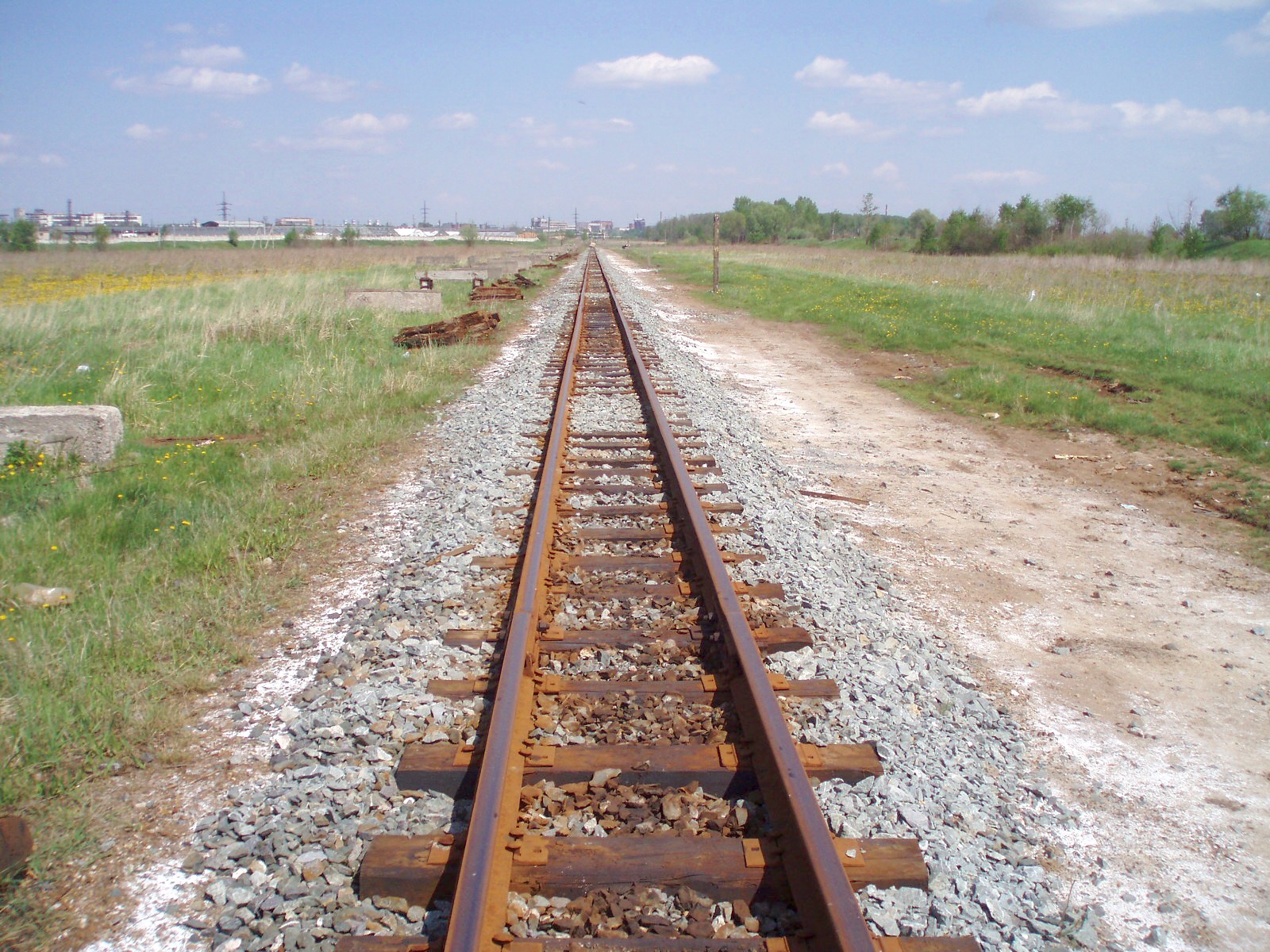 Узкоколейная железная дорога завода «Капролактам»  — фотографии, сделанные в 2007 году (часть 8)