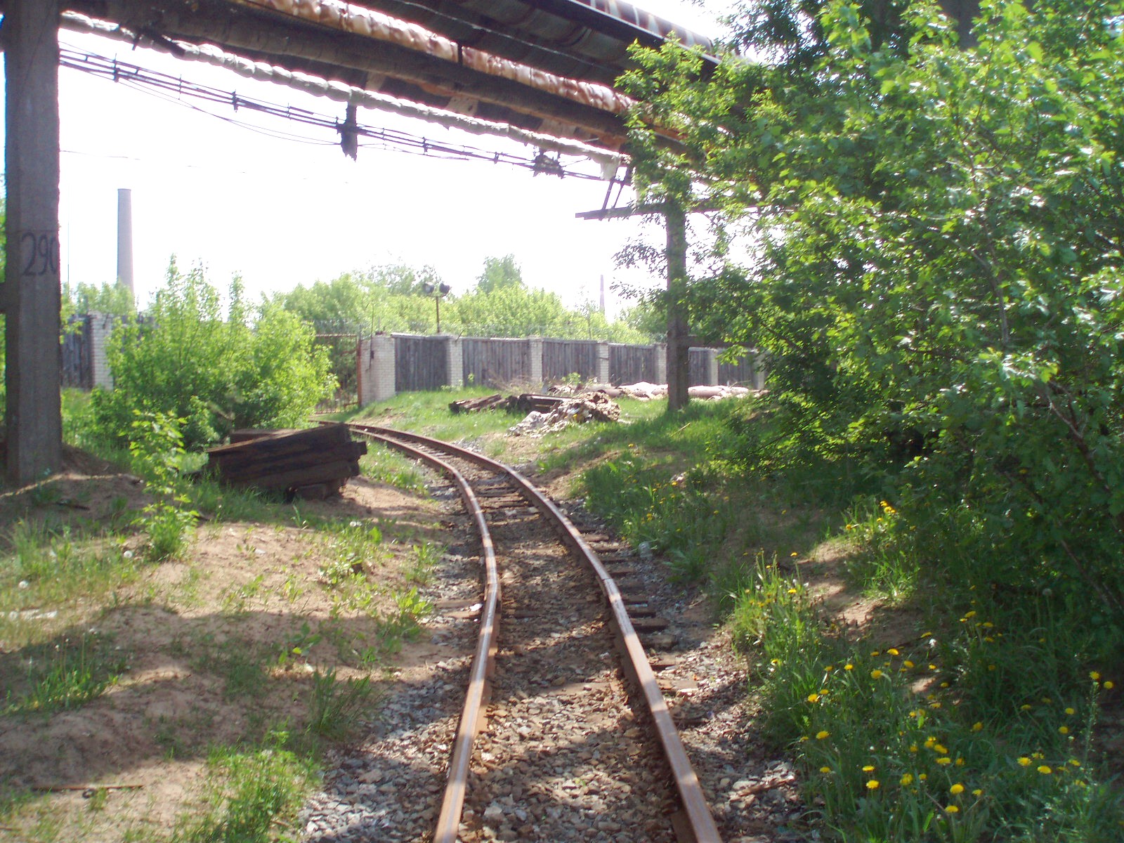 Узкоколейная железная дорога завода «Капролактам»  — фотографии, сделанные в 2007 году (часть 3)