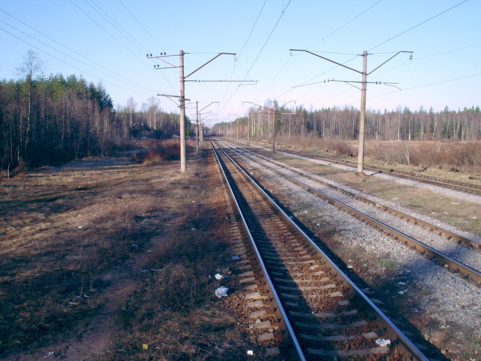 Железнодорожная линия Тосно — Шапки — фотографии, сделанные в 2006 году