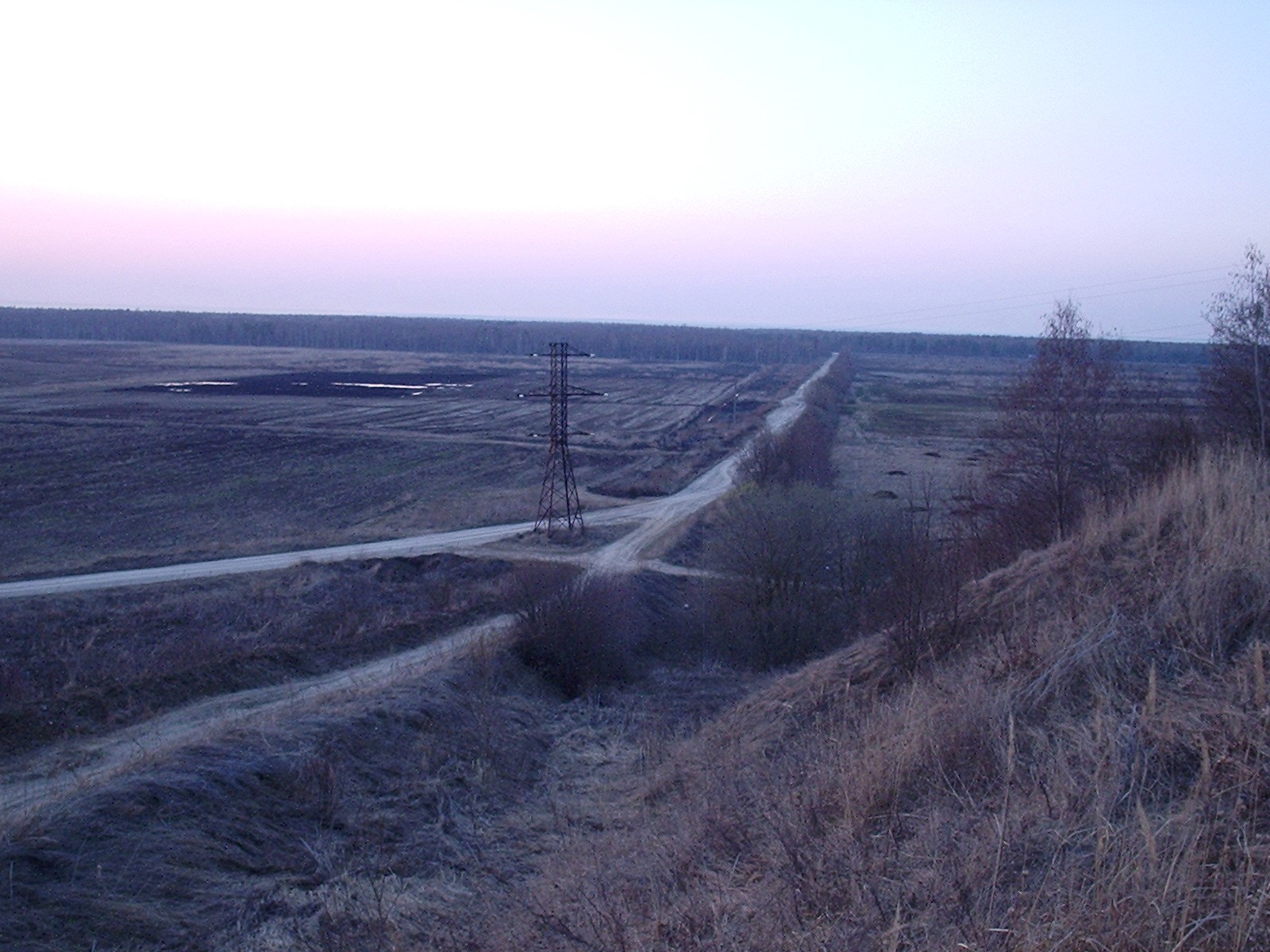Узкоколейная железная дорога на участке «28 километр» Мгинского карьероуправления — фотографии, сделанные в 2006 году (часть 1)