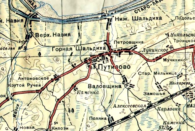 Узкоколейная железная дорога на участке «28 километр» Мгинского карьероуправления  —  схемы и топографические карты