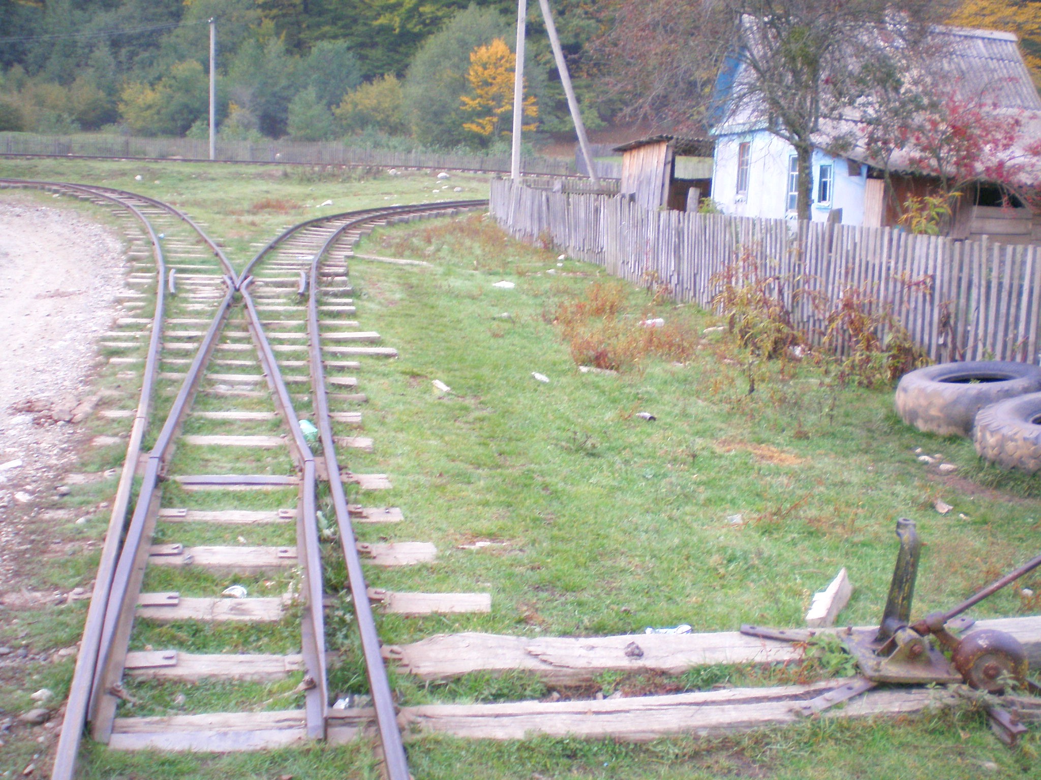 Апшеронская узкоколейная  железная дорога  —  фотографии, сделанные в 2007 году (часть 33)
