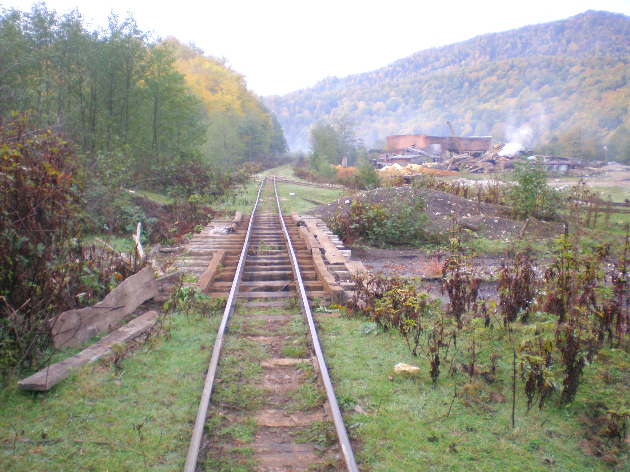 Апшеронская узкоколейная  железная дорога  —  фотографии, сделанные в 2007 году (часть 36)