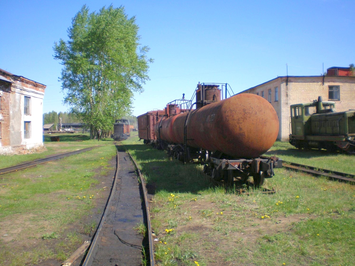 Узкоколейная железная дорога Каринского транспортного управления — фотографии, сделанные в 2008 году (часть 22)