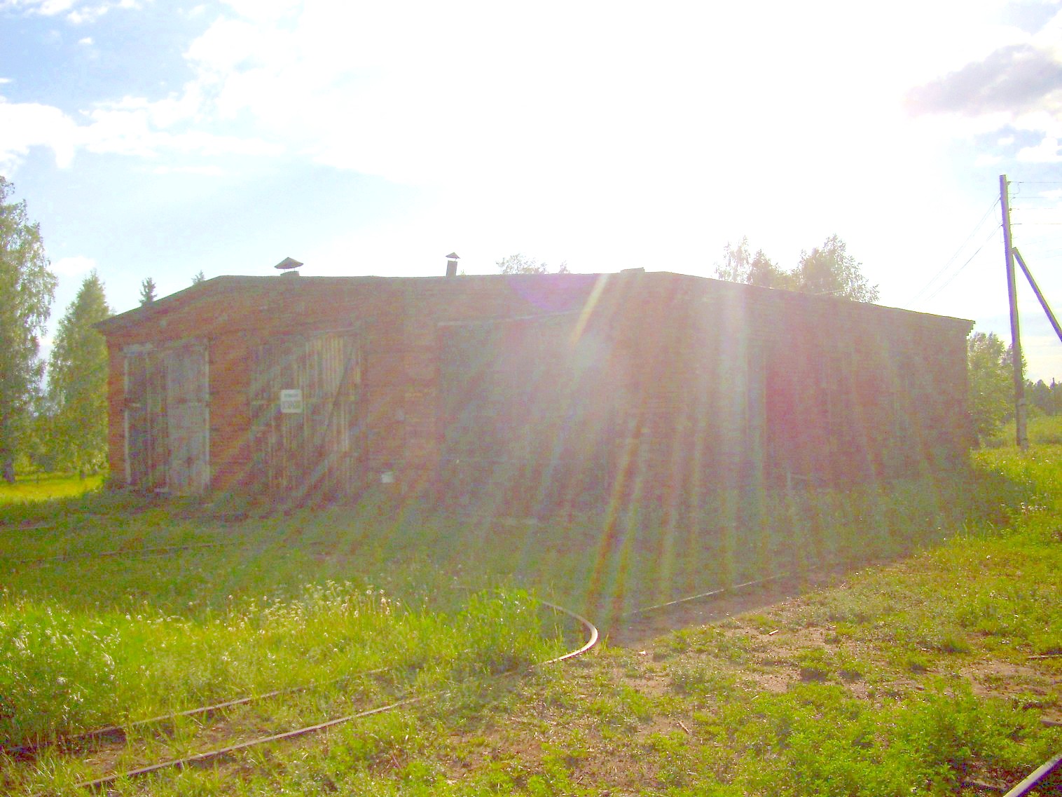 Узкоколейная железная дорога Каринского транспортного управления — фотографии, сделанные в 2012 году (часть 33)