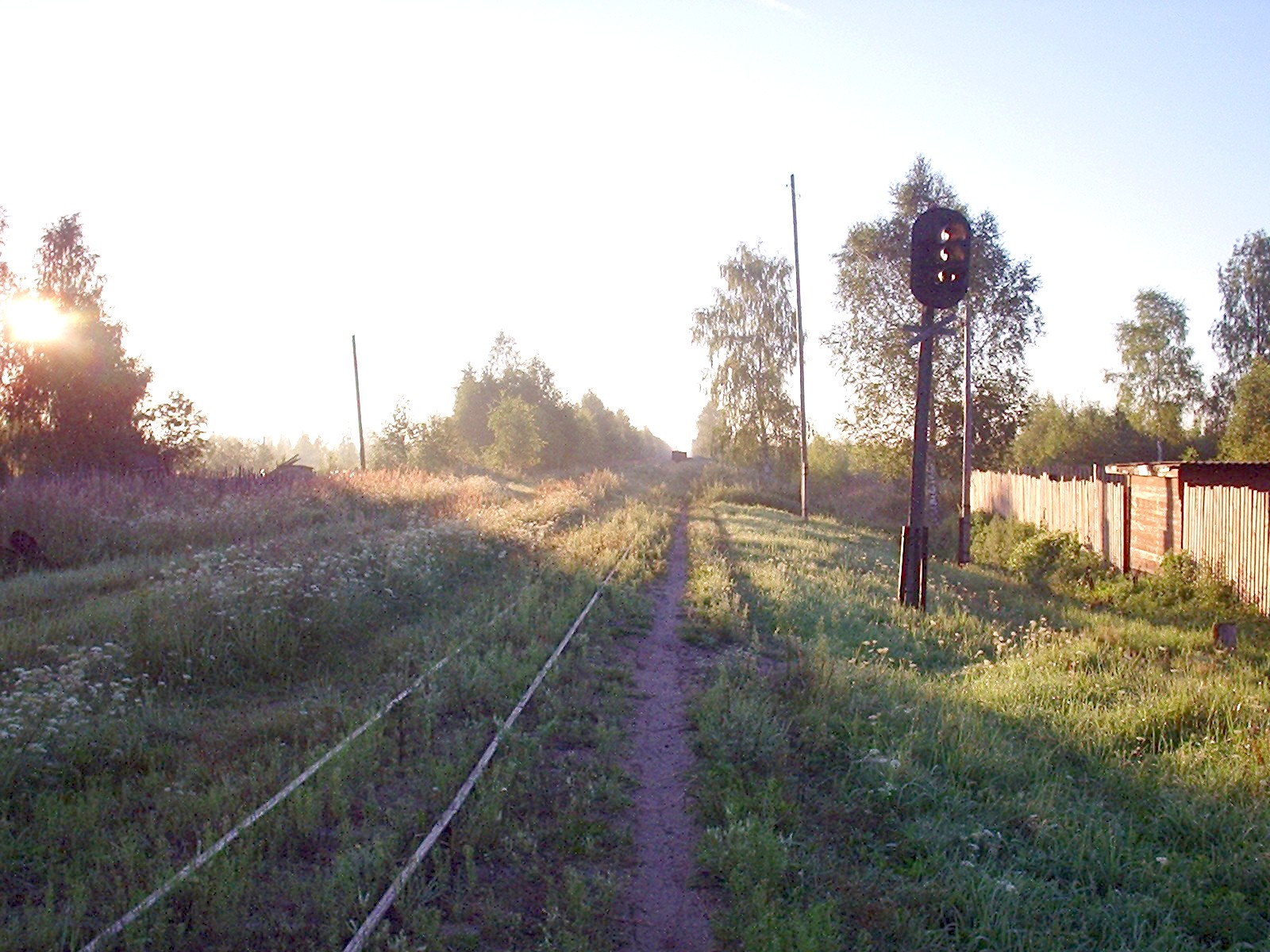 Узкоколейная железная дорога Васильевского предприятия промышленного железнодорожного транспорта  — фотографии, сделанные в 2005 году (часть 2)