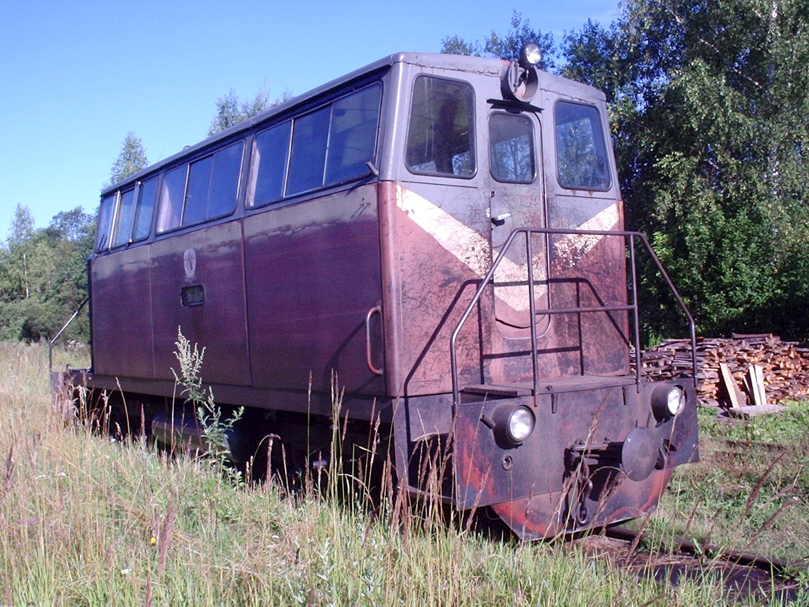 Узкоколейная железная дорога Васильевского ППЖТ - отдельные фотографии, сделанные в 2005 году