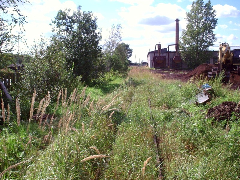 Узкоколейная железная дорога Васильевского предприятия промышленного железнодорожного транспорта  — фотографии, сделанные в 2005 году (часть 26)
