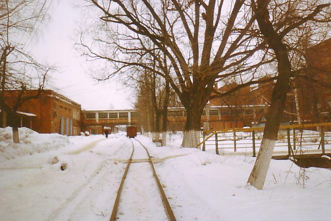 Узкоколейная железная дорога Егорьевского хлопчатобумажного комбината - фотографии, сделанные в 2003 году