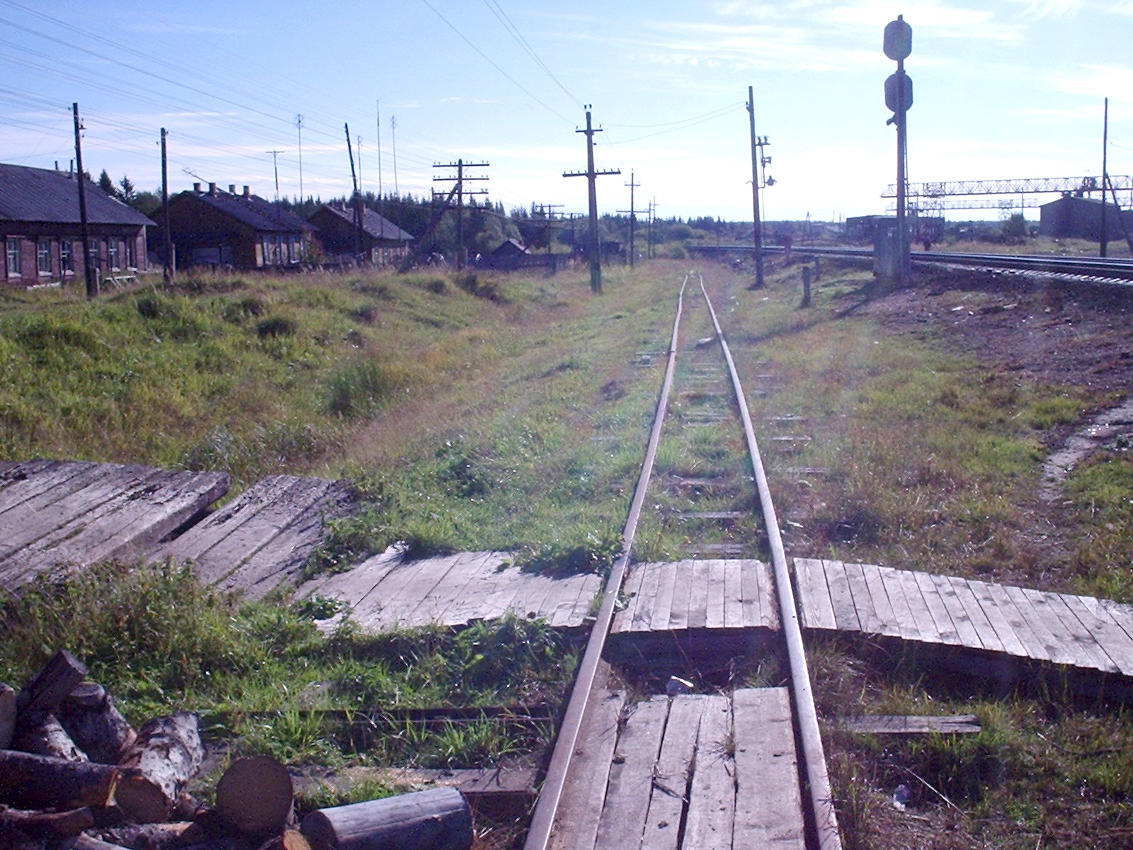 Узкоколейная железная дорога в Ломоватке — фотографии, сделанные в 2005 году (часть 3)