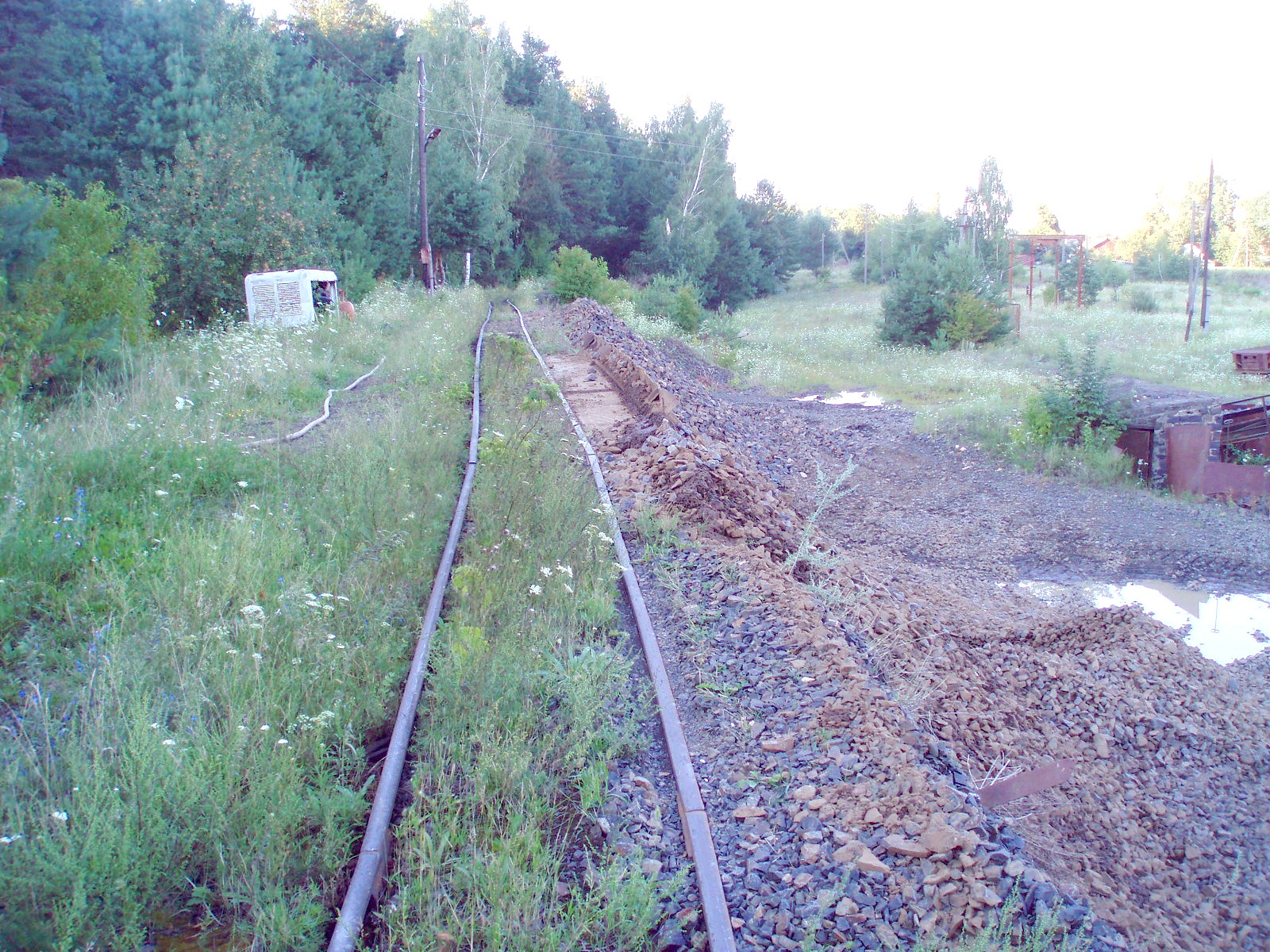 Узкоколейная железная дорога Берестовецкого карьера
  —  фотографии, сделанные в 2007 году (часть 3)