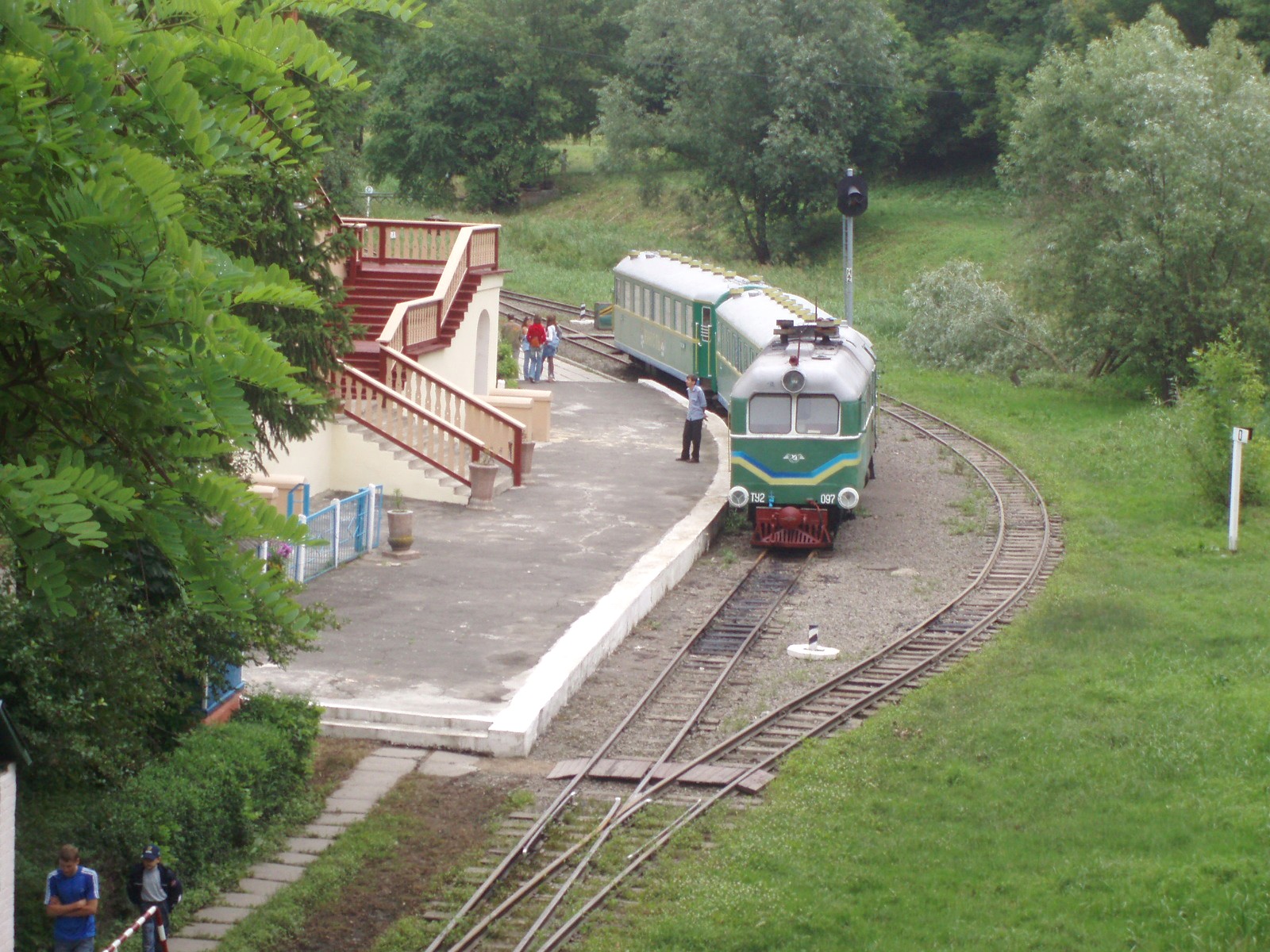 Луцкая детская железная дорога  —  фотографии, сделанные в 2007 году (часть 1)