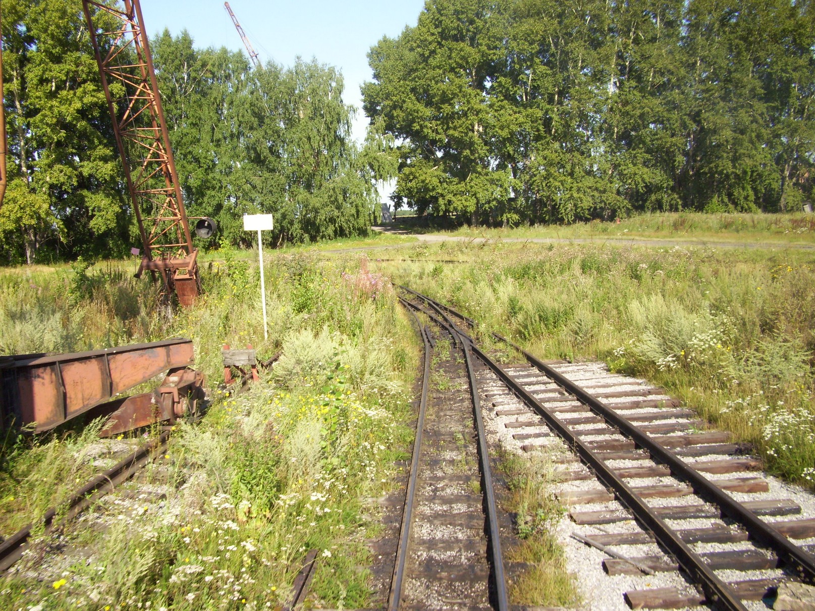 Узкоколейная железная дорога  Томского шпалопропиточного завода — фотографии, сделанные в 2009 году (часть 3)