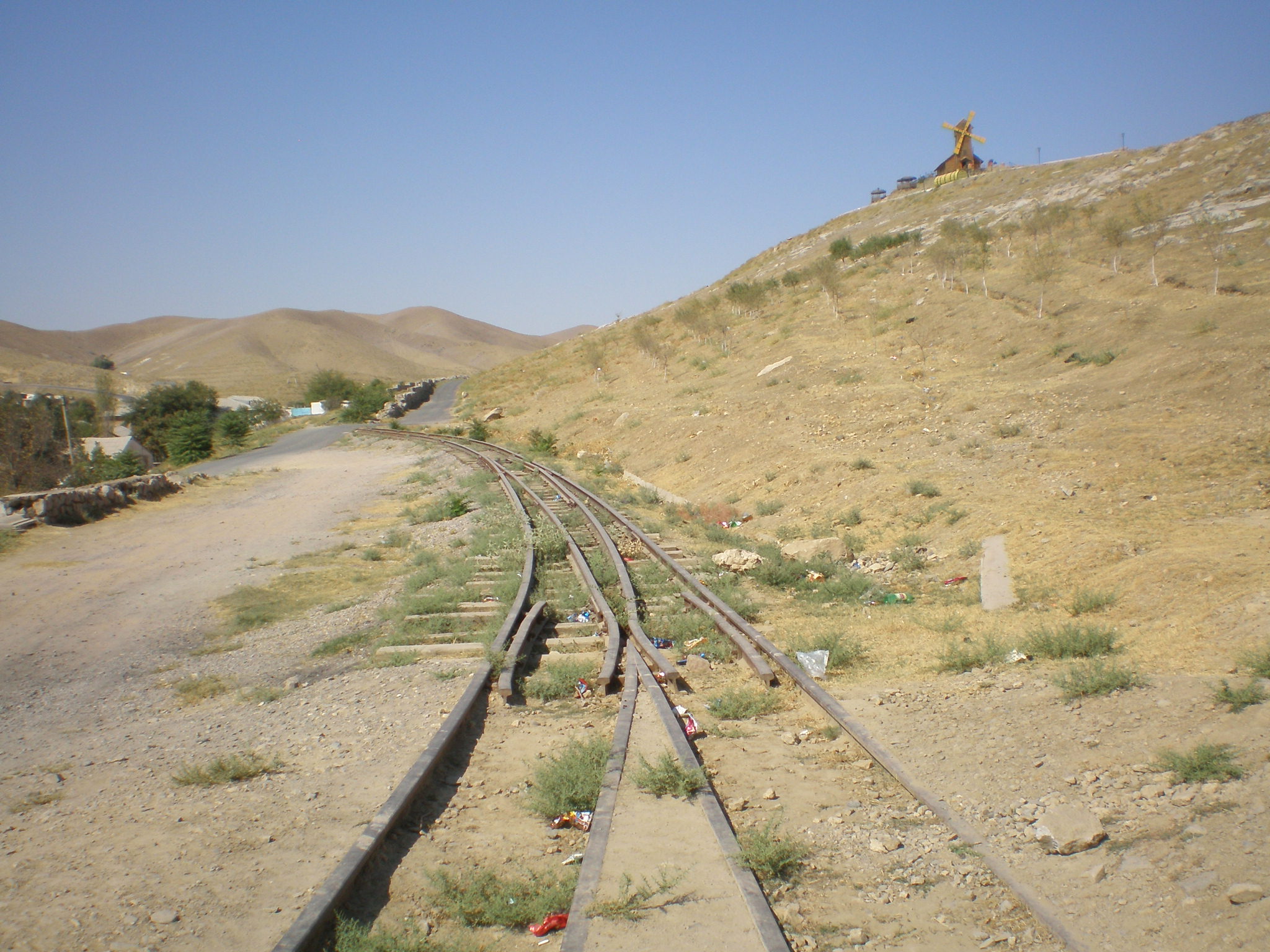 Джизакская детская железная дорога  —  фотографии, сделанные в 2008 году (часть 1)