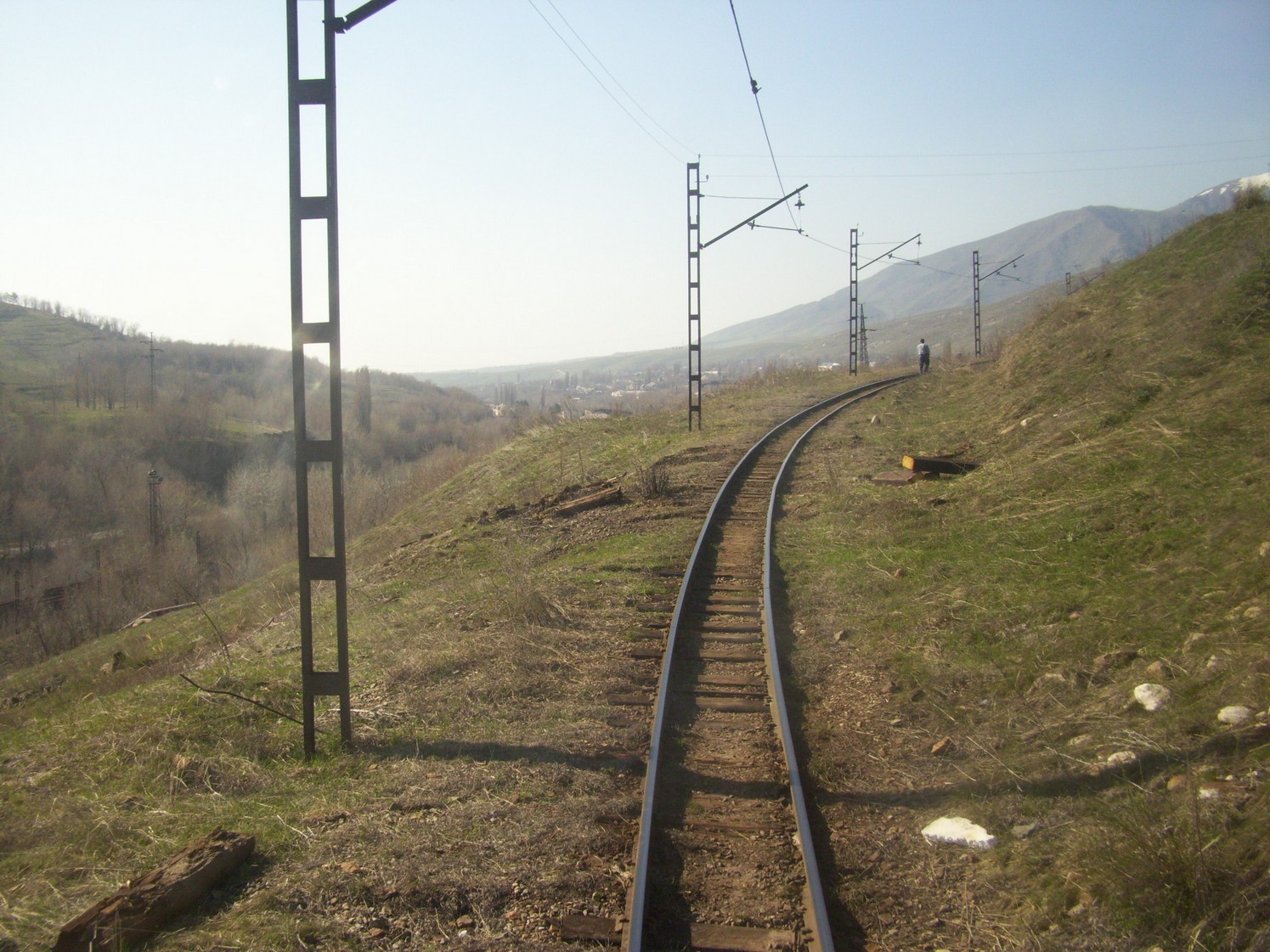 Горная узкоколейная железная дорога Текелийского свинцово-цинкового комбината — фотографии, сделанные в 2010 году (часть 11)