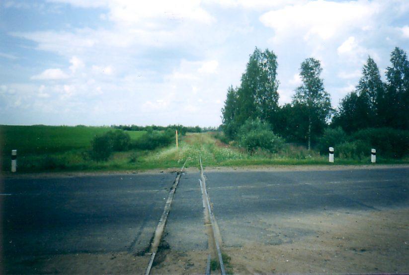 Барановская  узкоколейная железная дорога - фотографии, сделанные в 2003 году