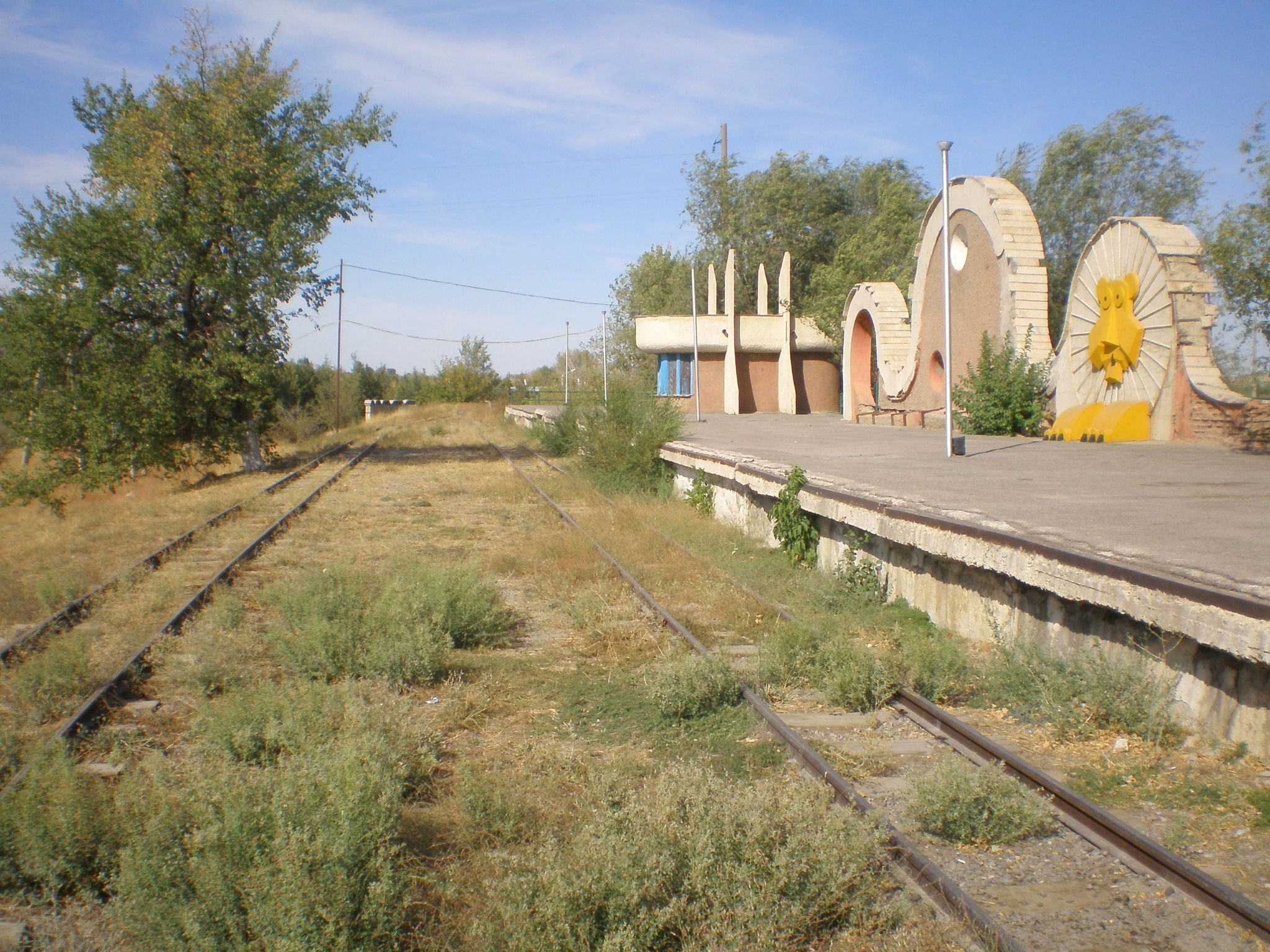 Чимкентская детская железная дорога  —  фотографии, сделанные в 2008 году (часть 10)