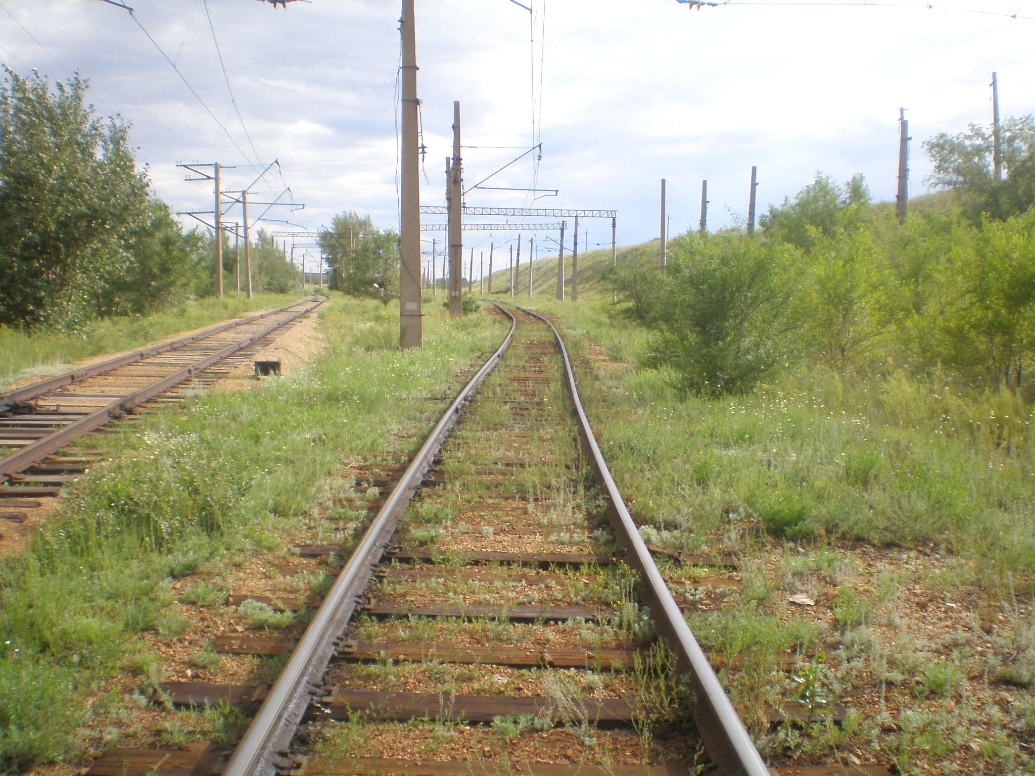 Железнодорожная линия УЖДТ Степногорского горно-химического комбината  —  фотографии, сделанные в 2009 году (часть 14)