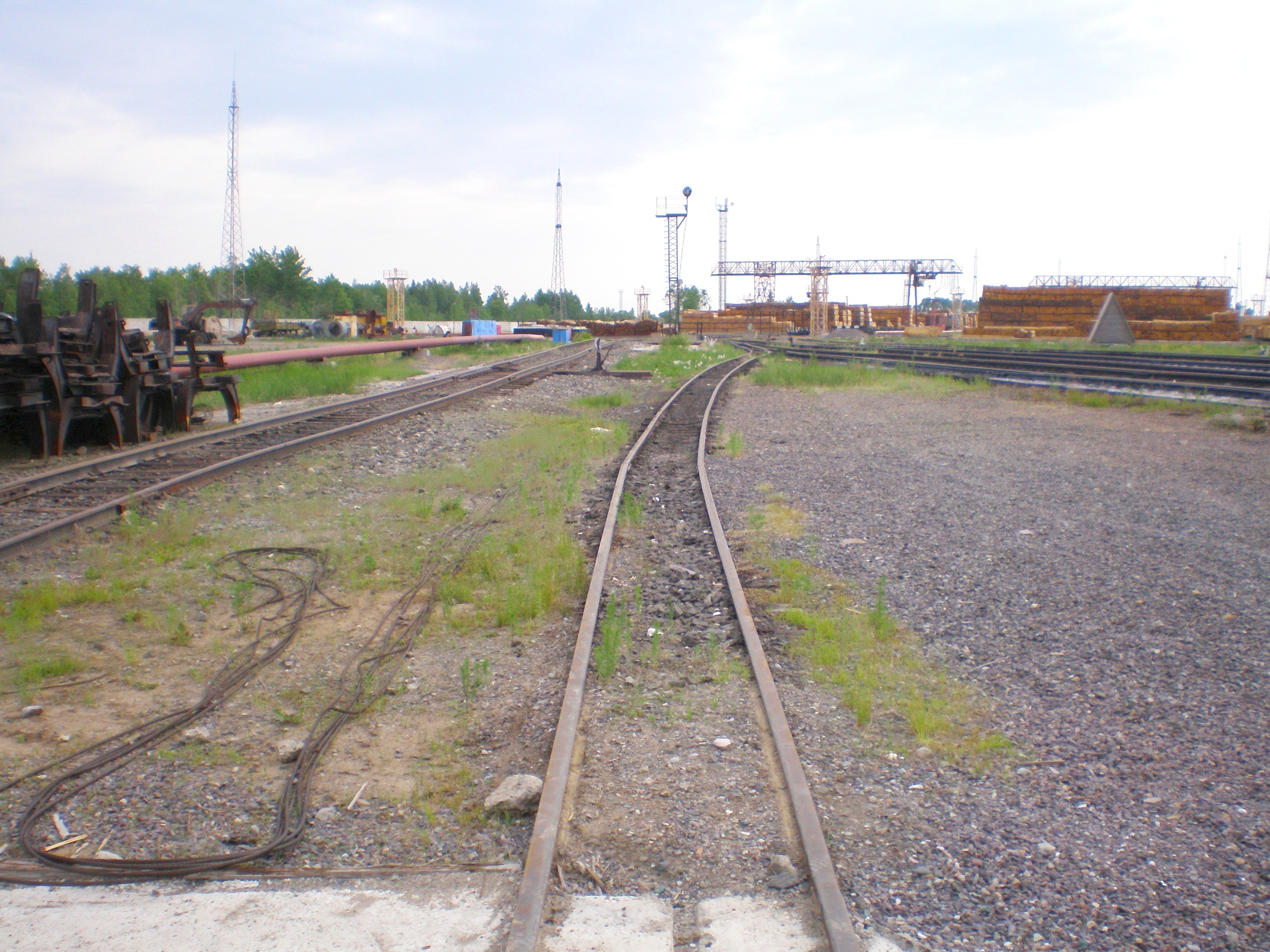 Узкоколейная железная дорога Аурского шпалопропиточного завода  — фотографии, сделанные в 2008 году (часть 1)