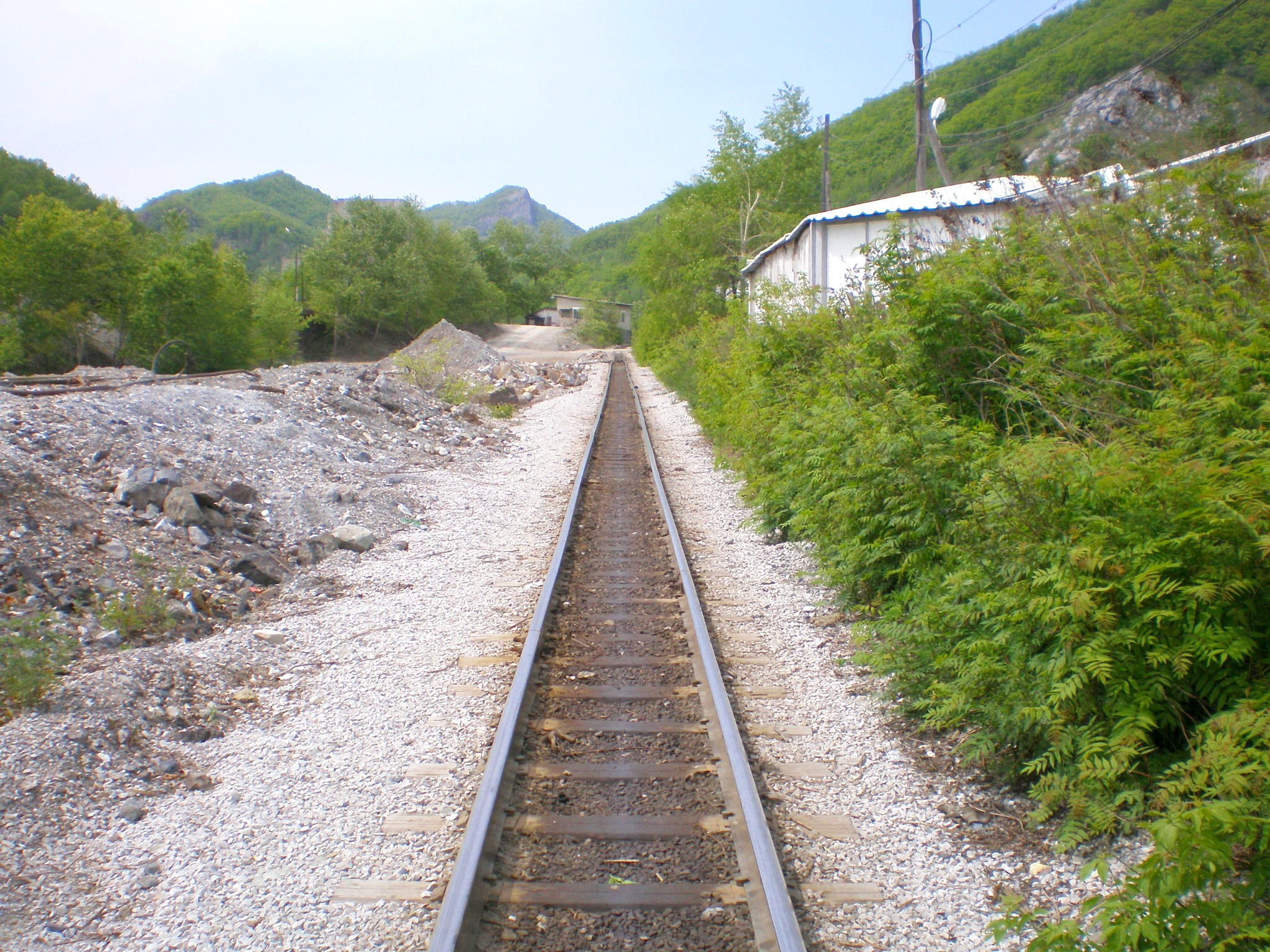 Тетюхинская узкоколейная железная дорога  —  фотографии, сделанные в 2008 году (часть 1)