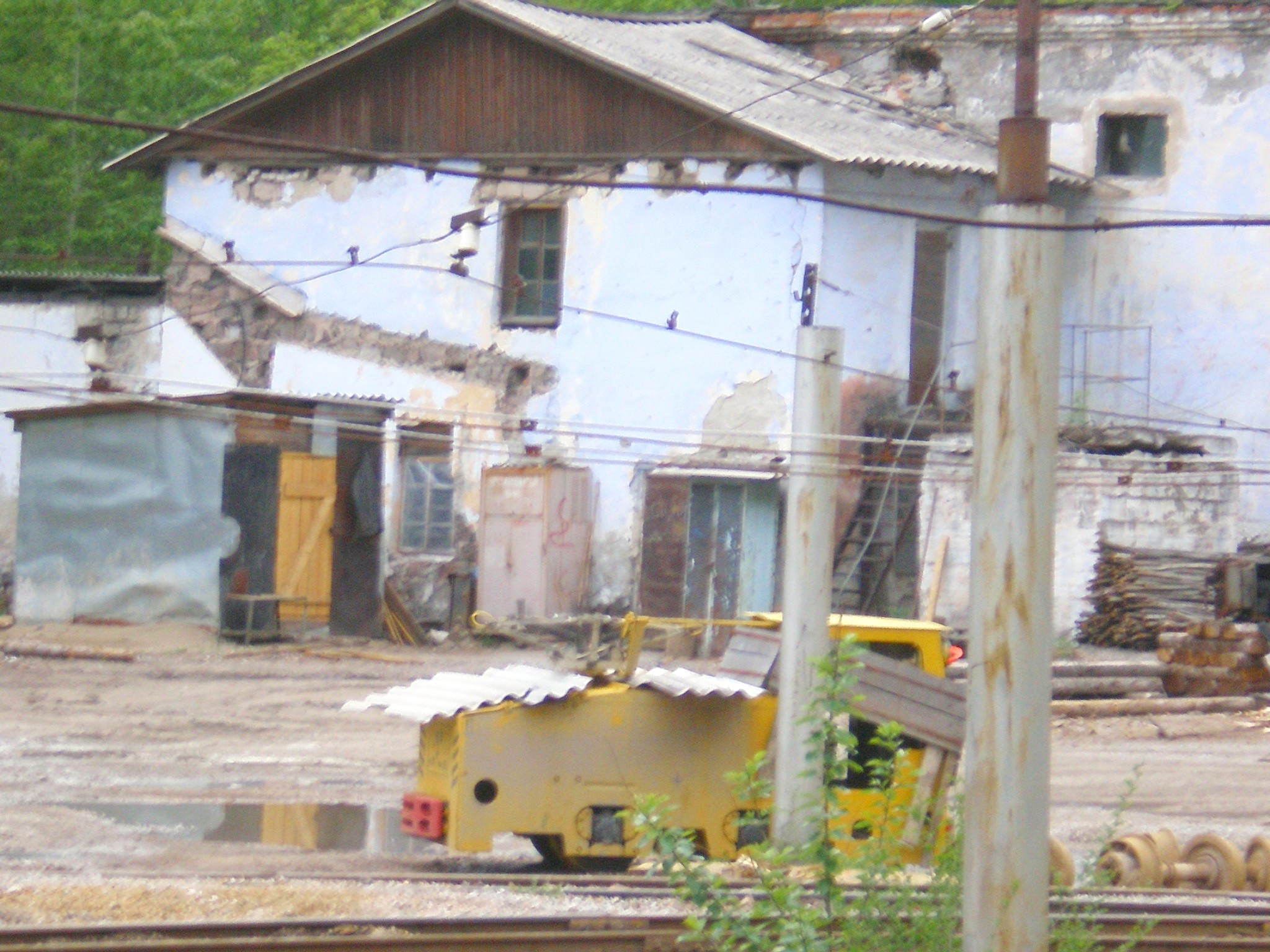 Тетюхинская узкоколейная железная дорога  —  фотографии, сделанные в 2008 году (часть 9)
