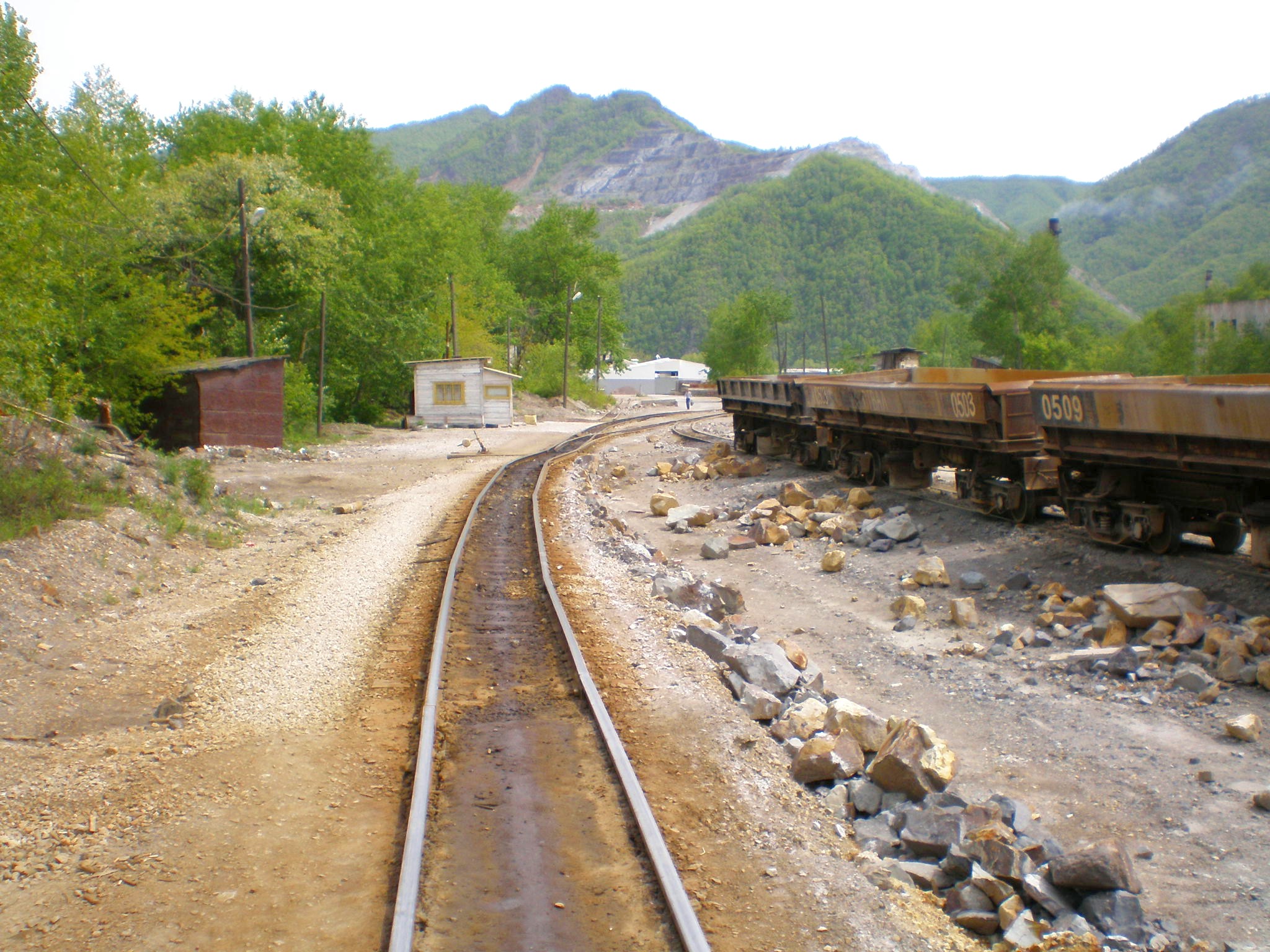 Тетюхинская узкоколейная железная дорога  —  фотографии, сделанные в 2008 году (часть 2)
