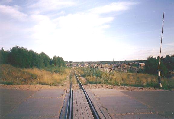 Козьминская узкоколейная железная дорога  — фотографии, сделанные в 2004 году