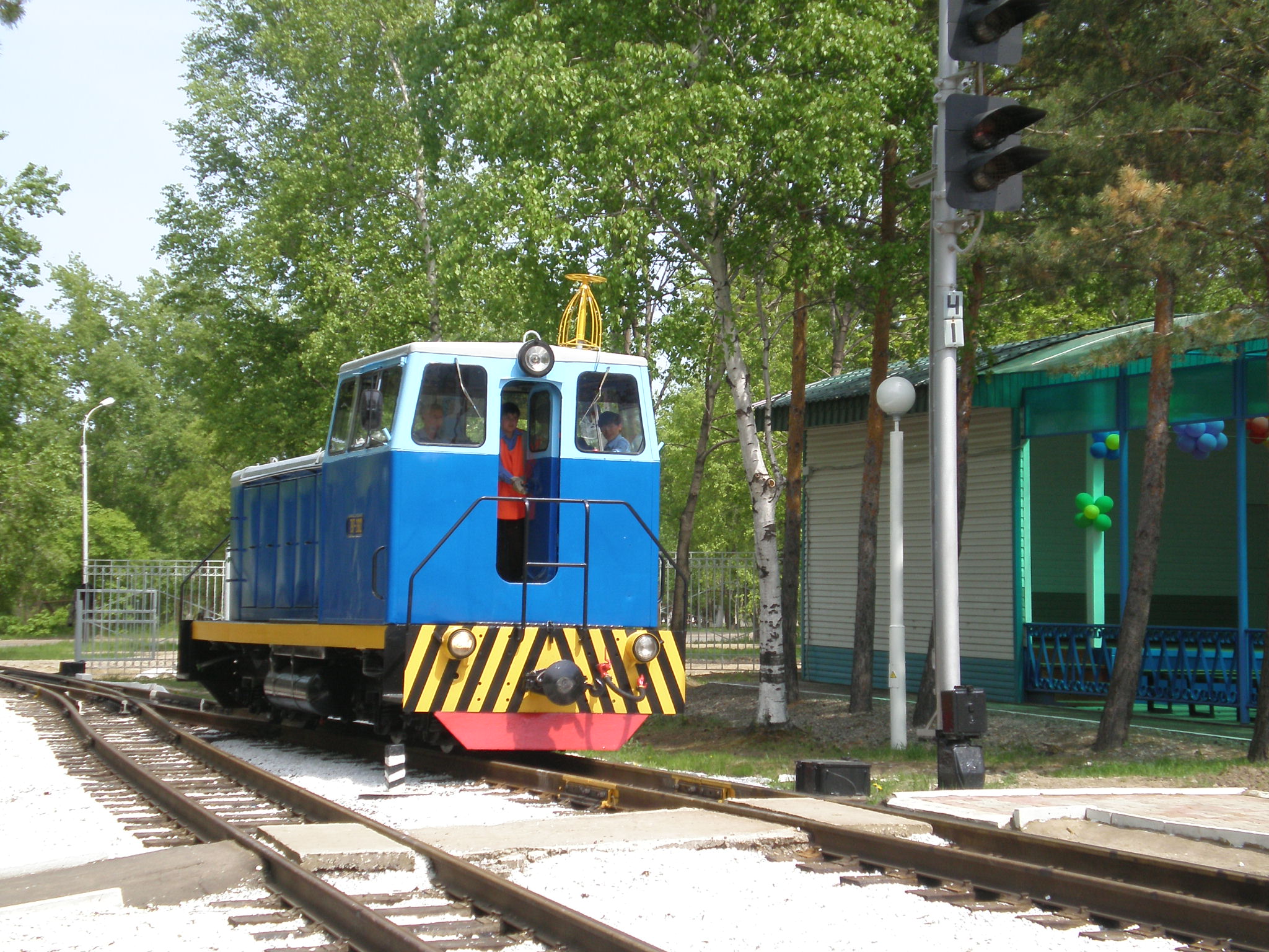 Малая Дальневосточная детская железная дорога  —  фотографии, сделанные в 2008 году (часть 10)