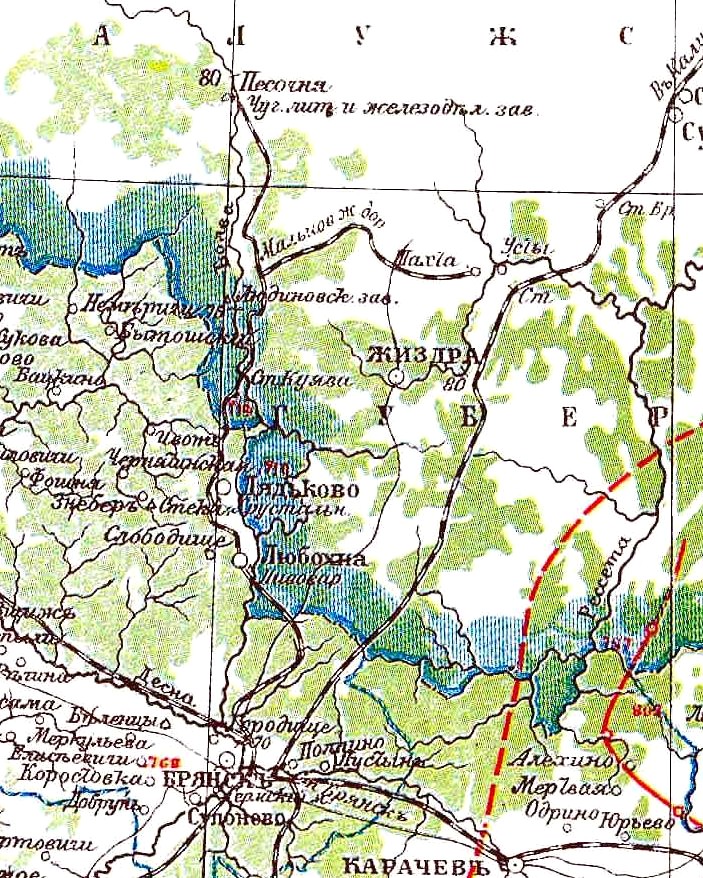 Мальцовская узкоколейная железная дорога — схемы и  топографические карты