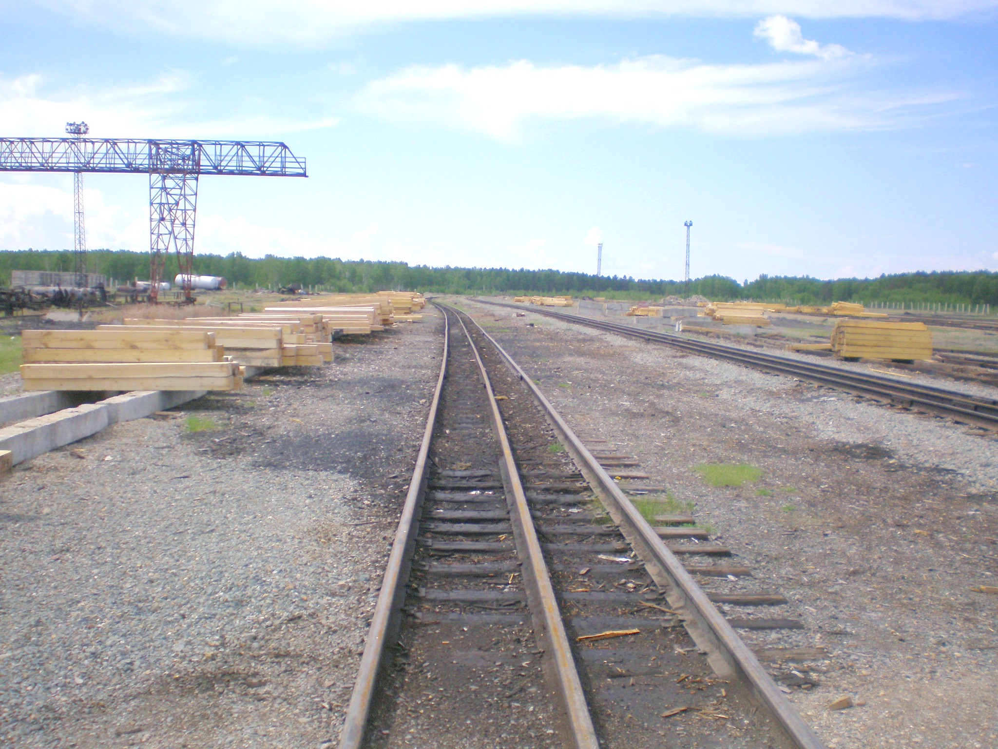Узкоколейная железная дорога Ушумунского шпалопропиточного завода  — фотографии, сделанные в 2008 году (часть 1)