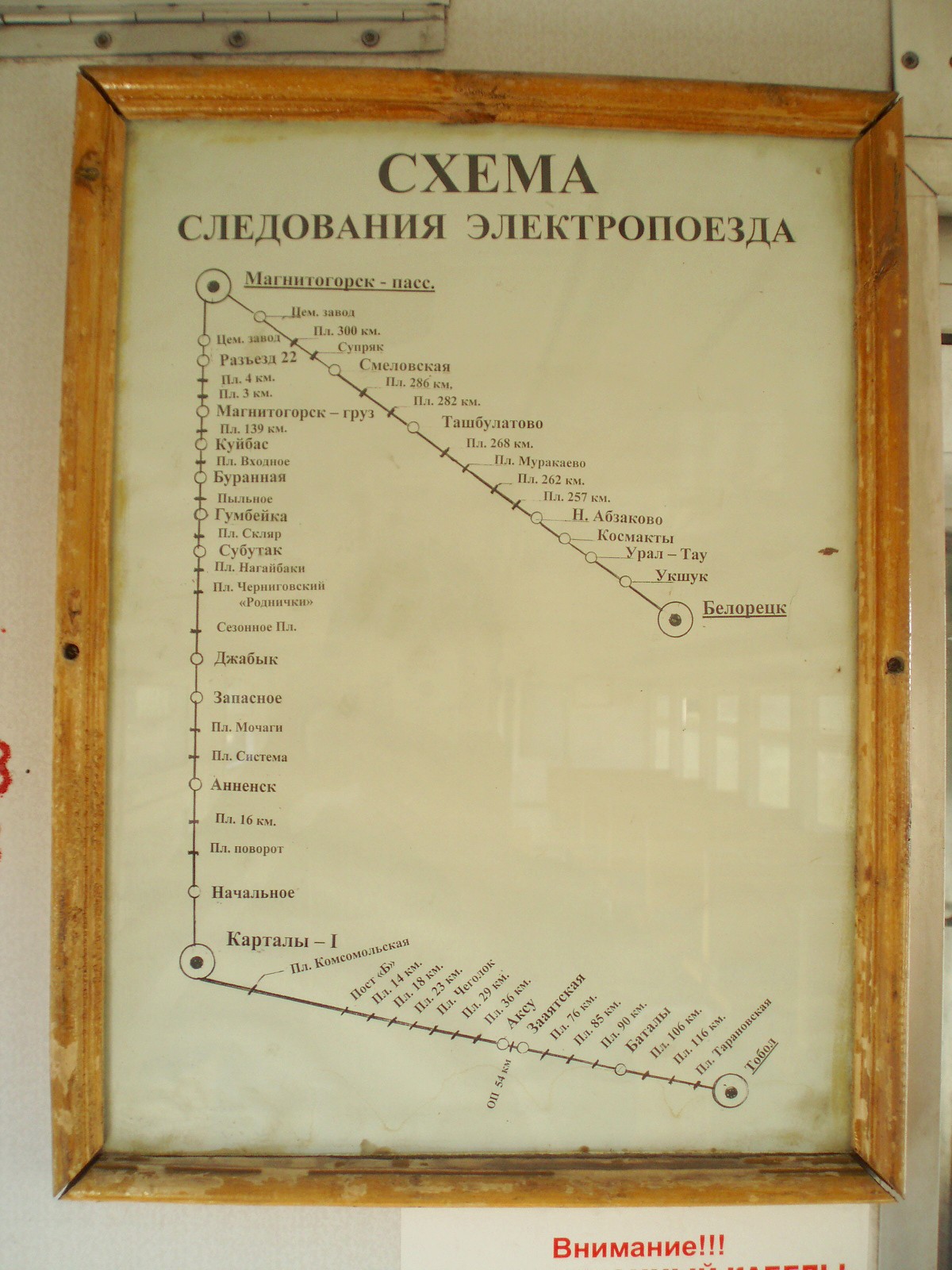 Отдельные фотографии объектов железнодорожного транспорта на территории Челябинской области —  схемы обращения пригородных поездов