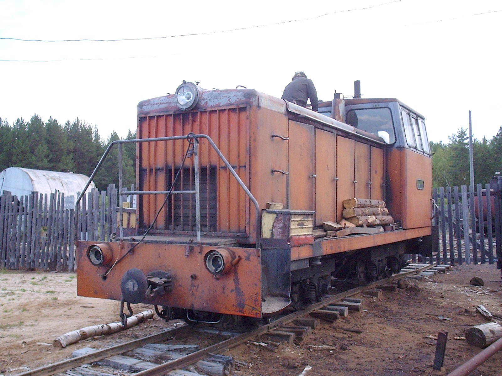 Папуловская узкоколейная железная дорога — фотографии, сделанные в 2005 году (часть 1)