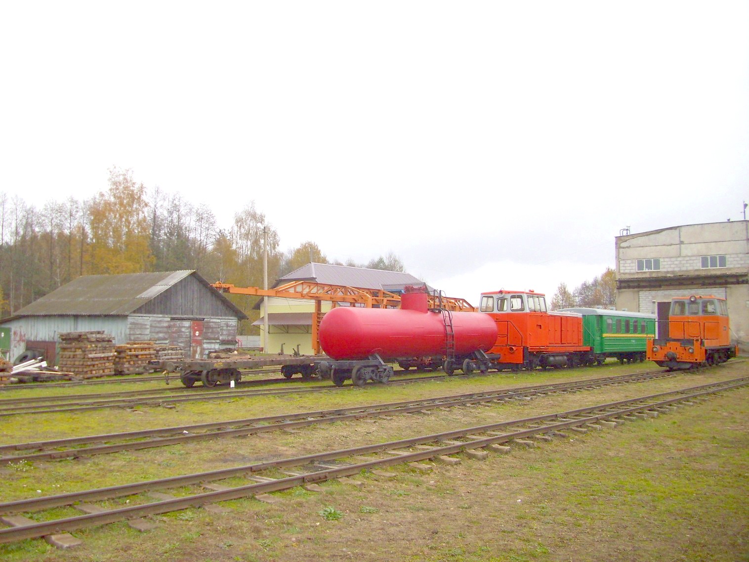 Узкоколейная  железная дорога торфопредприятия «Дитва»   —  фотографии, сделанные в 2011 году (часть 12)
