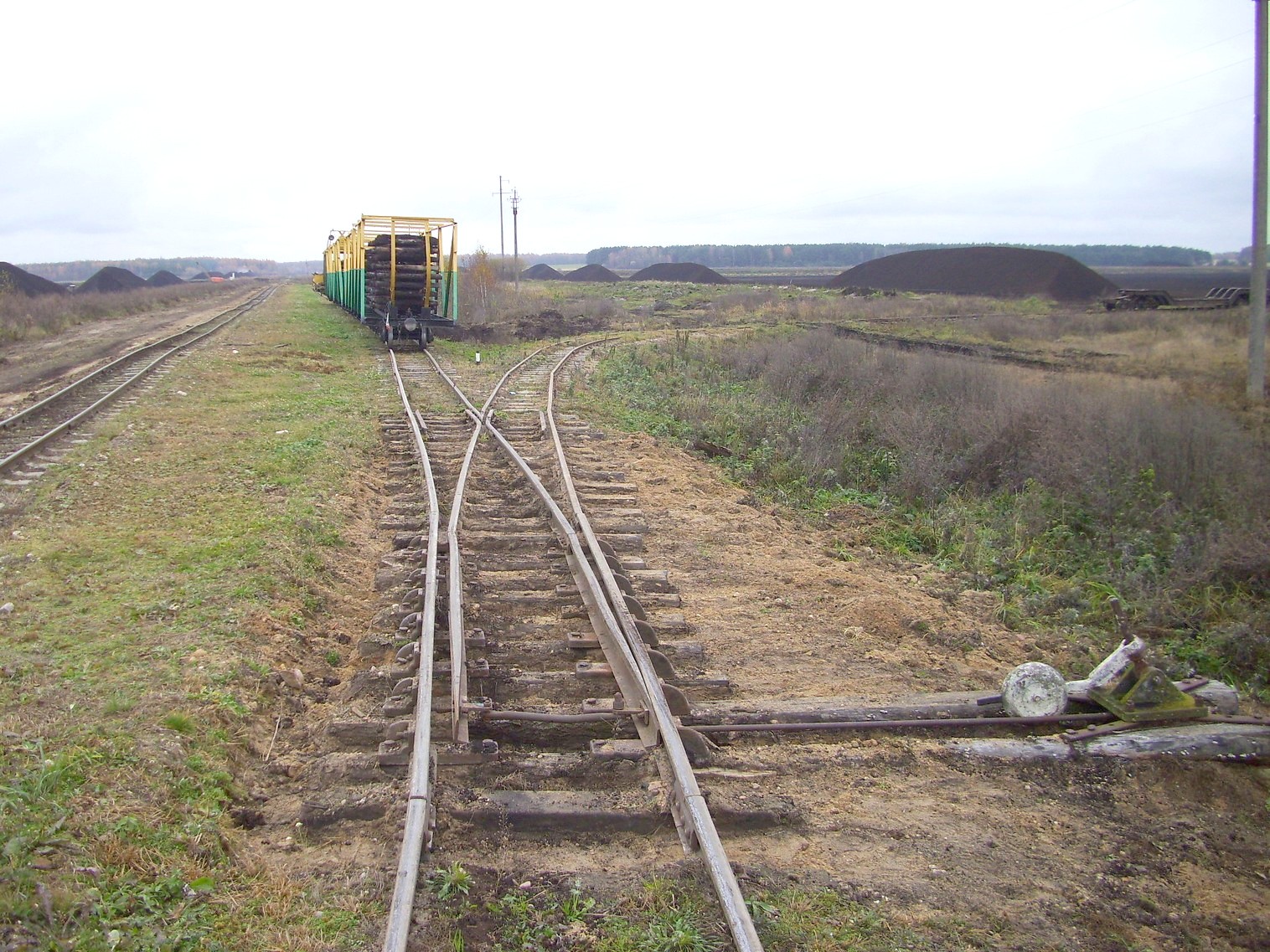 Узкоколейная  железная дорога торфопредприятия «Дитва»   —  фотографии, сделанные в 2011 году (часть 17)