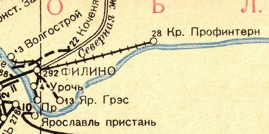 Железнодорожная линия Филино — Красный Профинтерн — схемы и  топографические карты