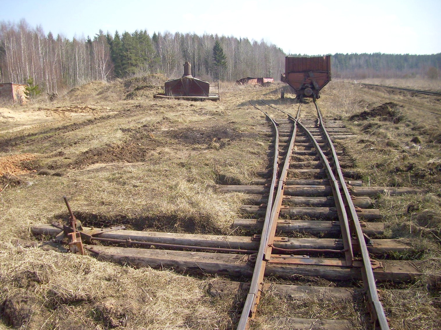 Узкоколейная железная дорога Ганцевичского торфопредприятия — фотографии, сделанные в 2012 году (часть 13)