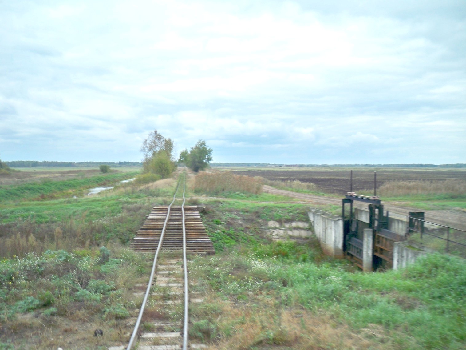 Узкоколейная  железная дорога Житковичского торфопредприятия  —  фотографии, сделанные в 2012 году (часть 8)