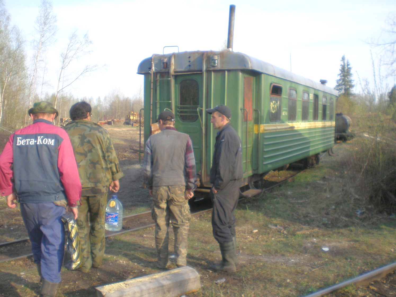 Узкоколейная железная дорога Тёсовского транспортного управления  —  фотографии, сделанные в 2008 году (часть 7)